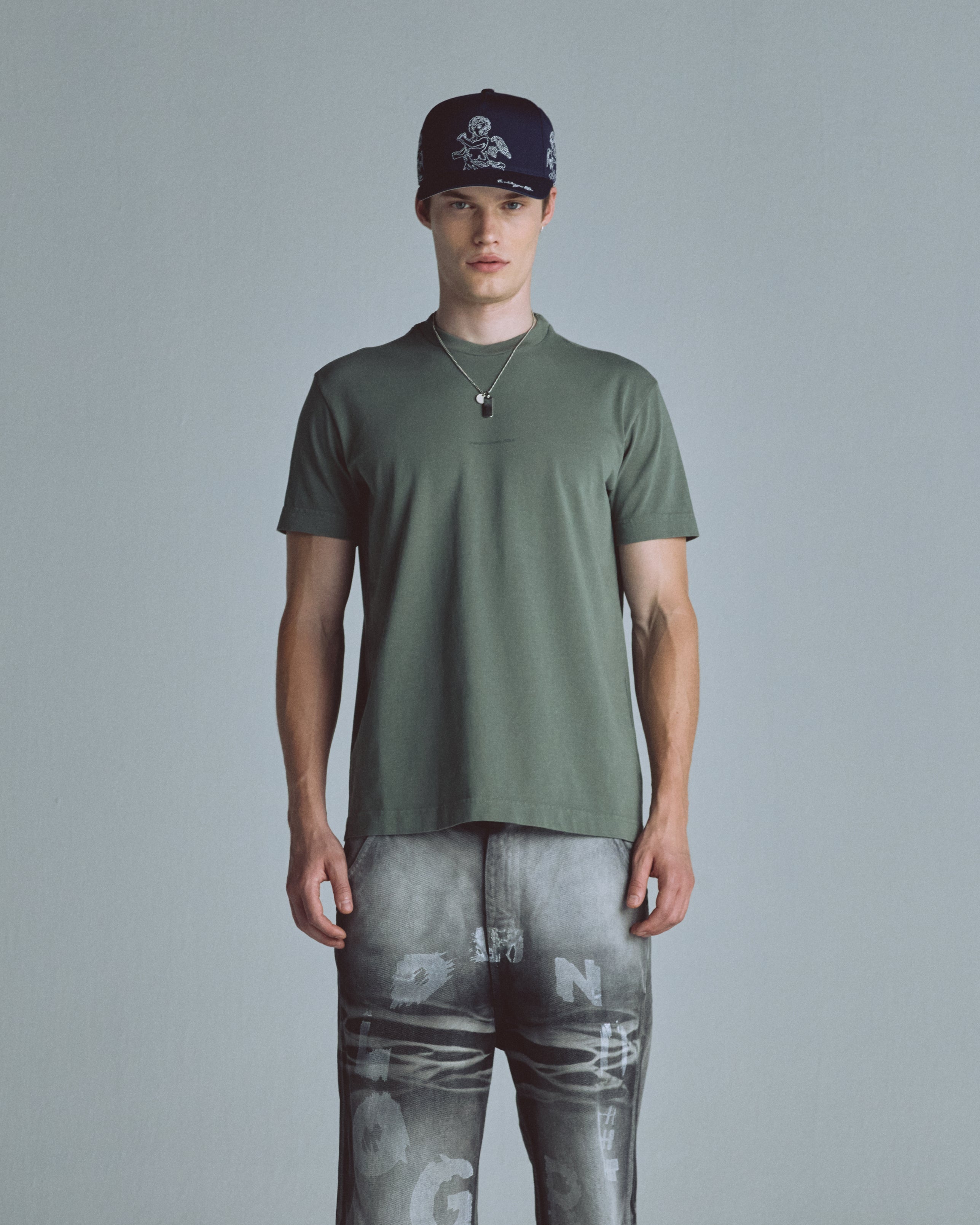 Basics Undergold Company Regular Fit Tshirt Olive Green