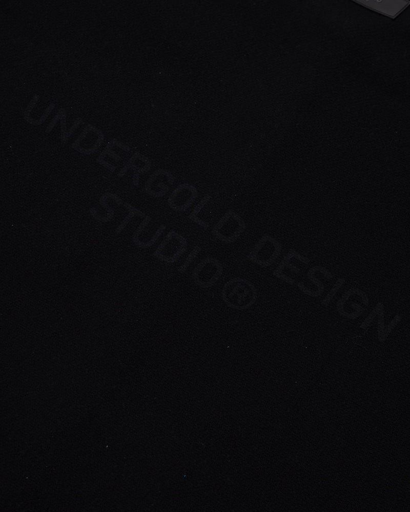 Basics Undergold Design Studio Knit Short Sleeve Shirt Black