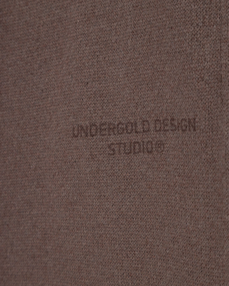 Basics Undergold Design Studio Knit Straightpants Brown