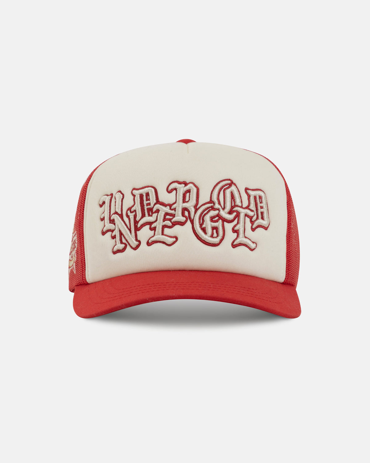 Basics UNDERGOLD Goth Trucker Cap Red/Cream