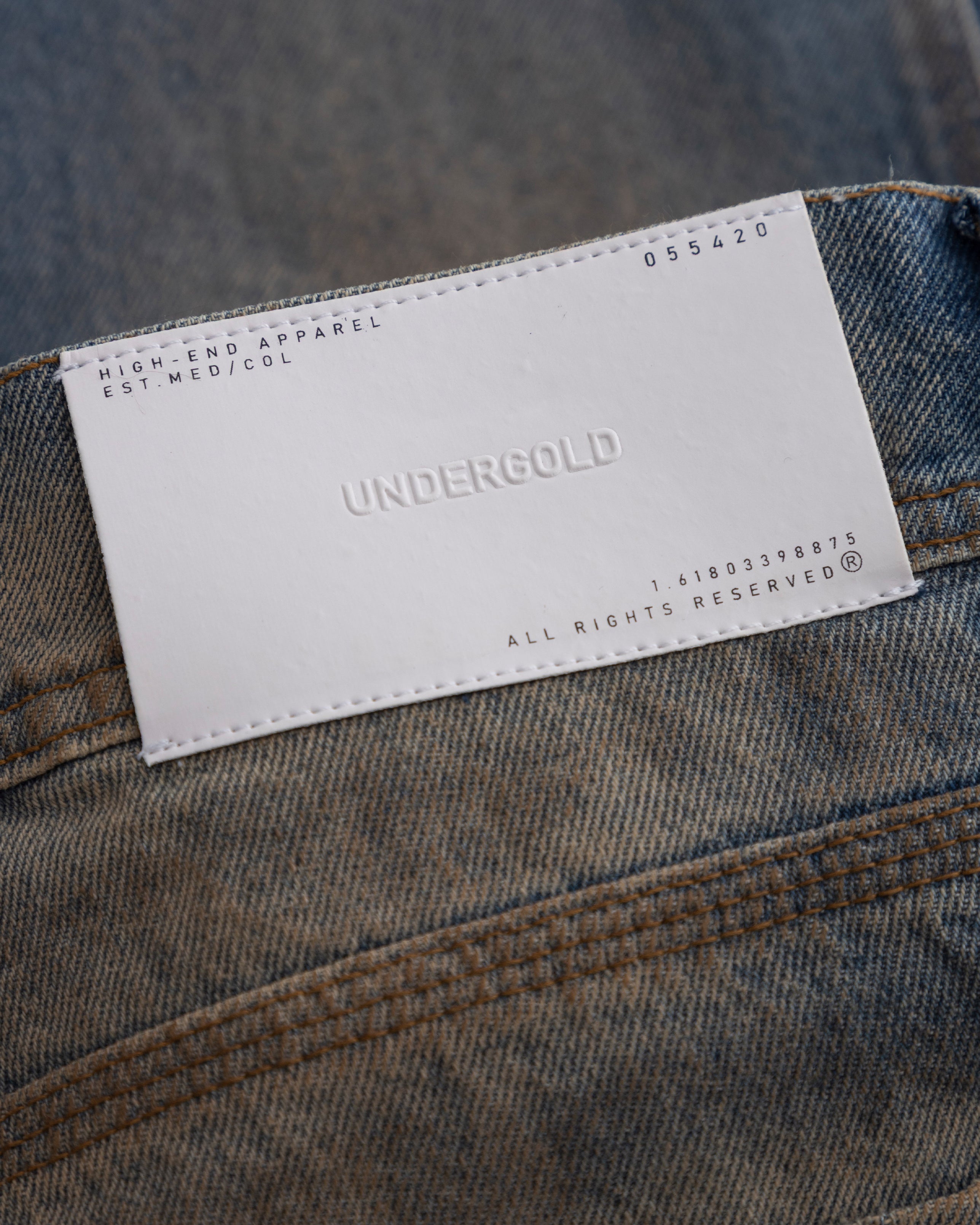 Basics UNDERGOLD Regular Fit Jean Mechanic Blue