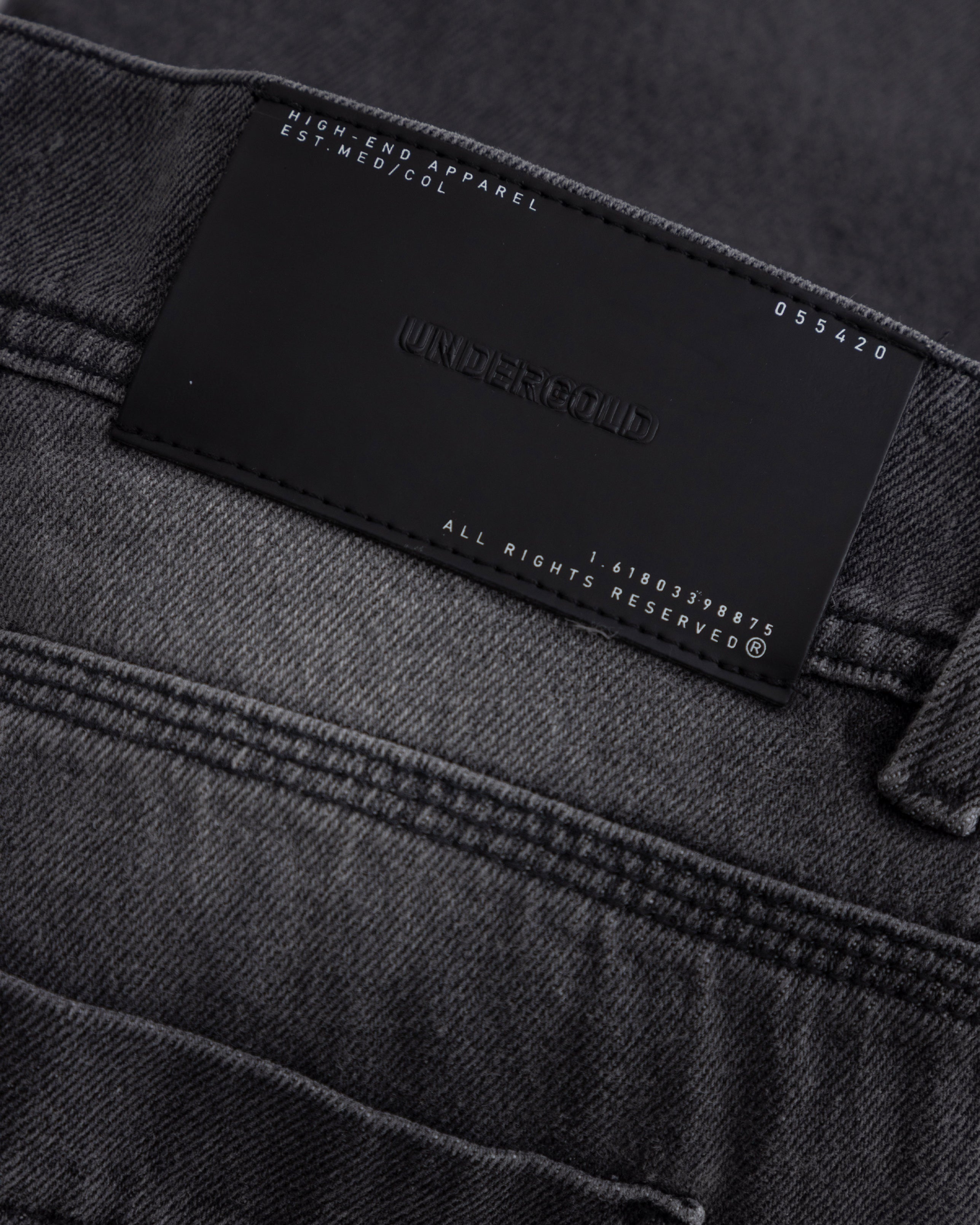 Basics UNDERGOLD Regular Fit Jean Washed Black