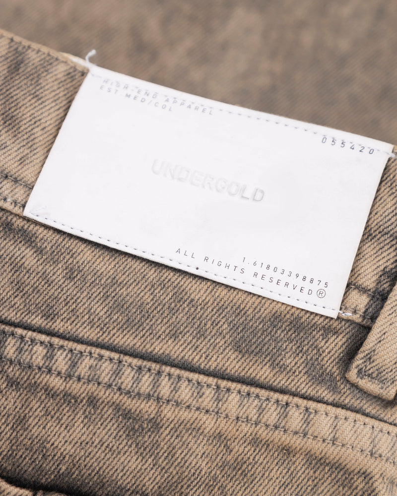 Basics UNDERGOLD Regular Jean Washed Brown