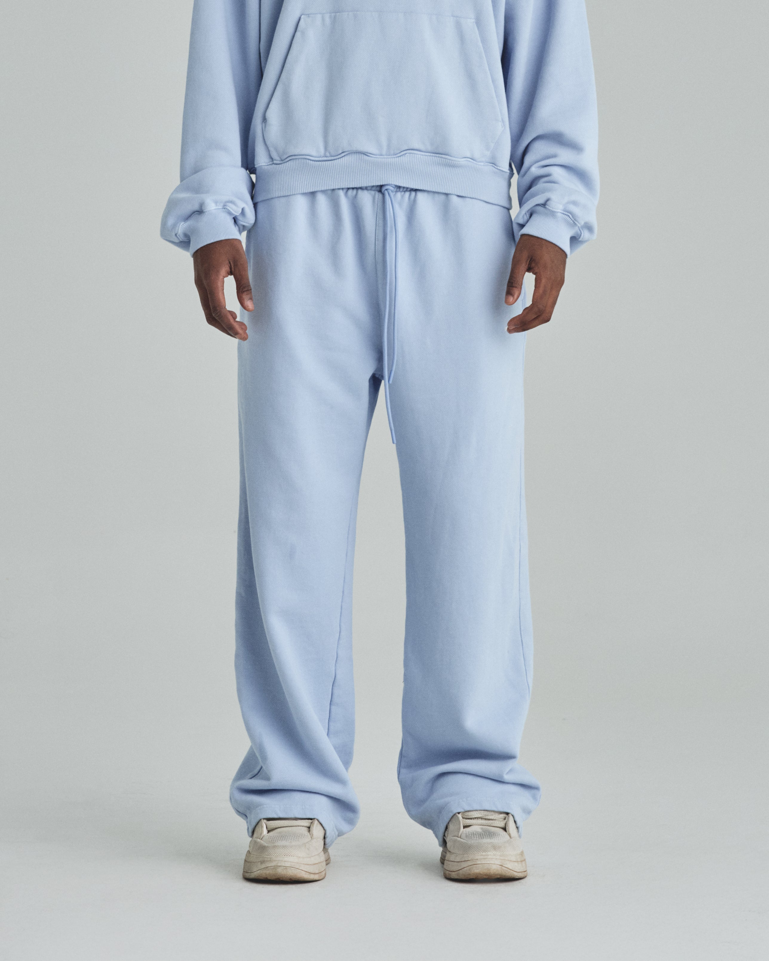 Basics Undergold Straight Pants Light Blue