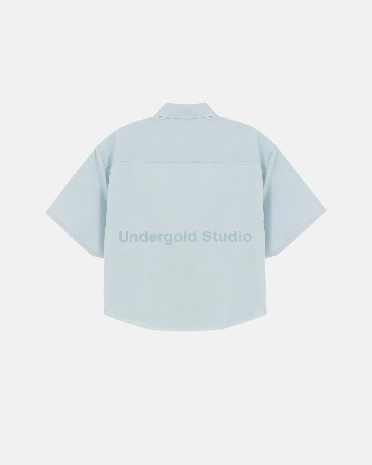 Basics Undergold Studio Boxy Fit Shirt Light Blue
