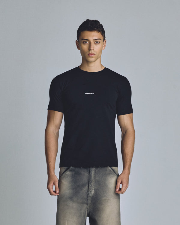 Basics Undergold Studio Ultra Slim Tshirt Black