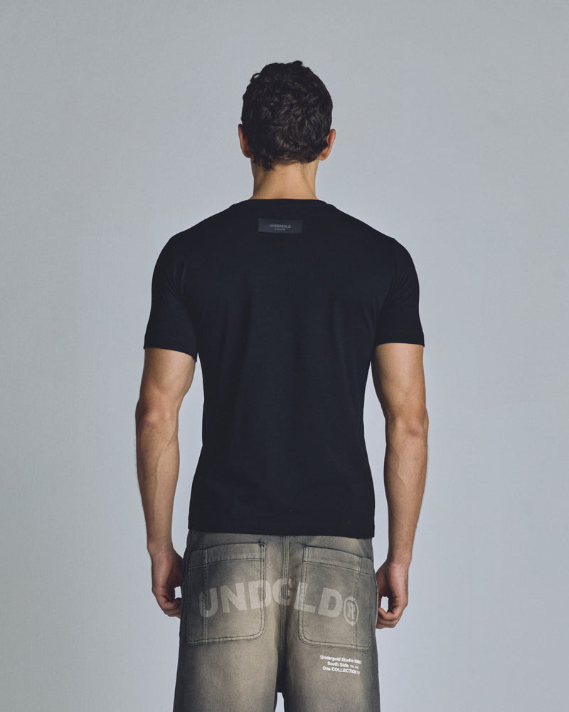 Basics Undergold Studio Ultra Slim Tshirt Black