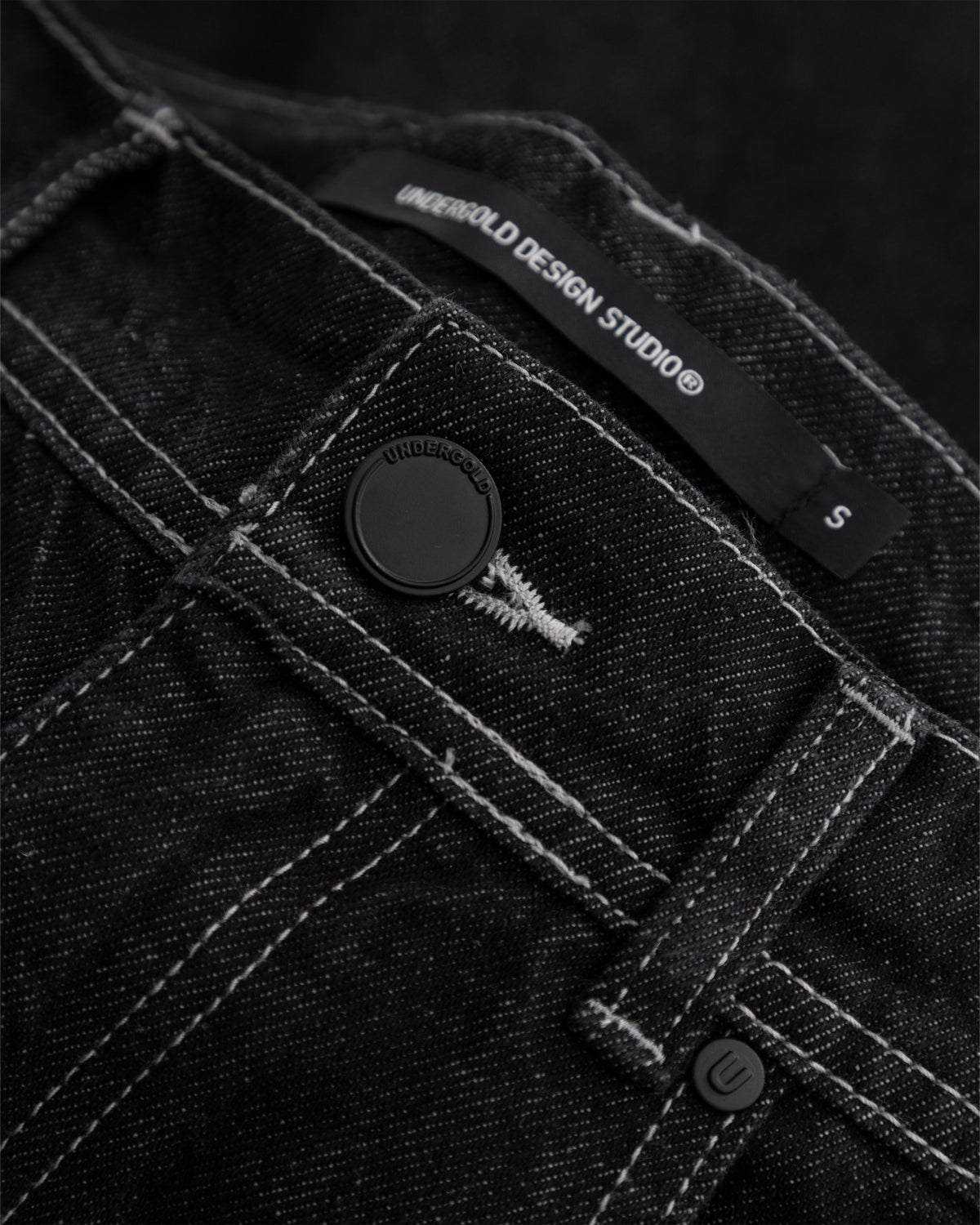 Basics UNDGLD Denim Short Black