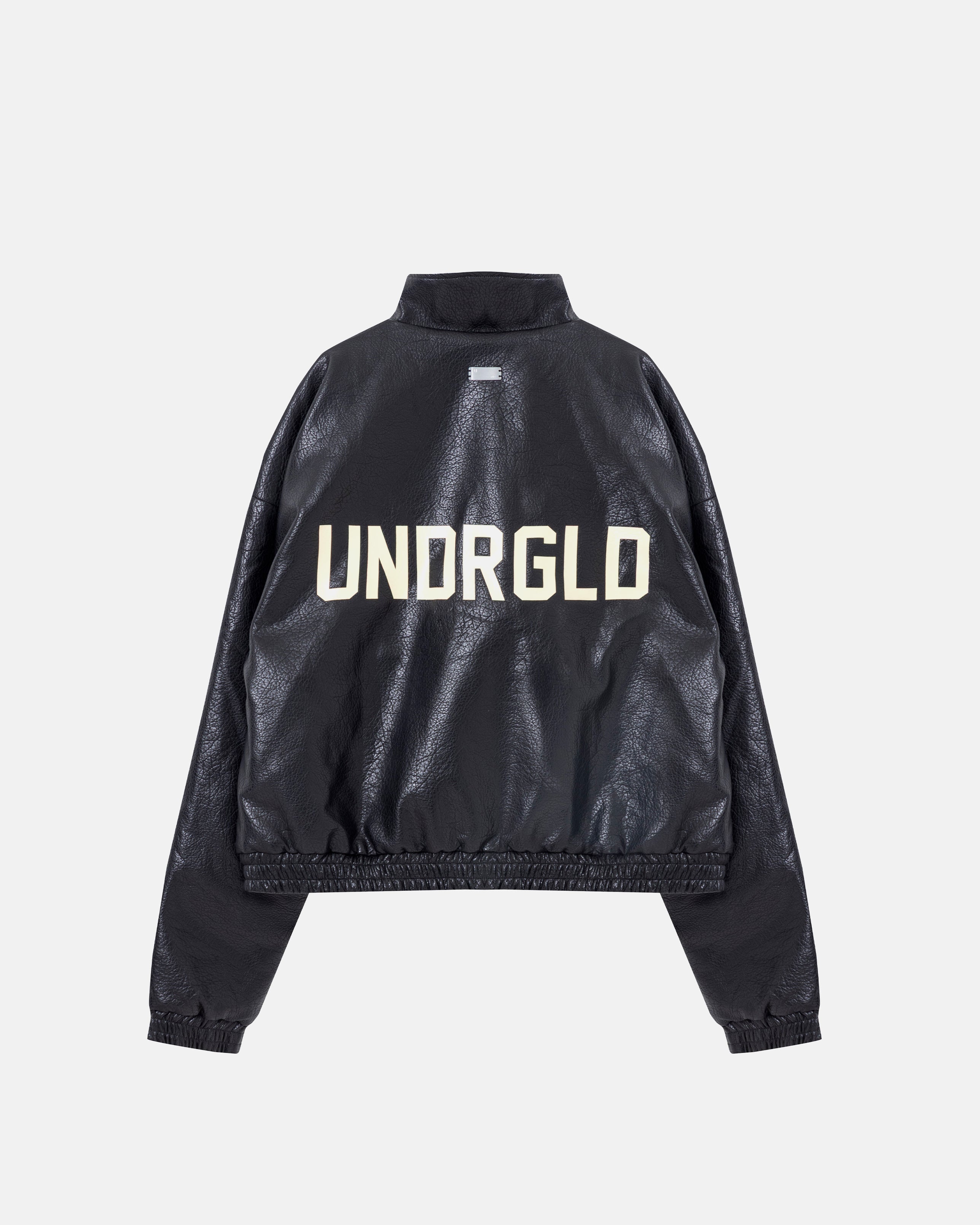 Basics UNDGLD Elastic-hem Bomber Jacket Black