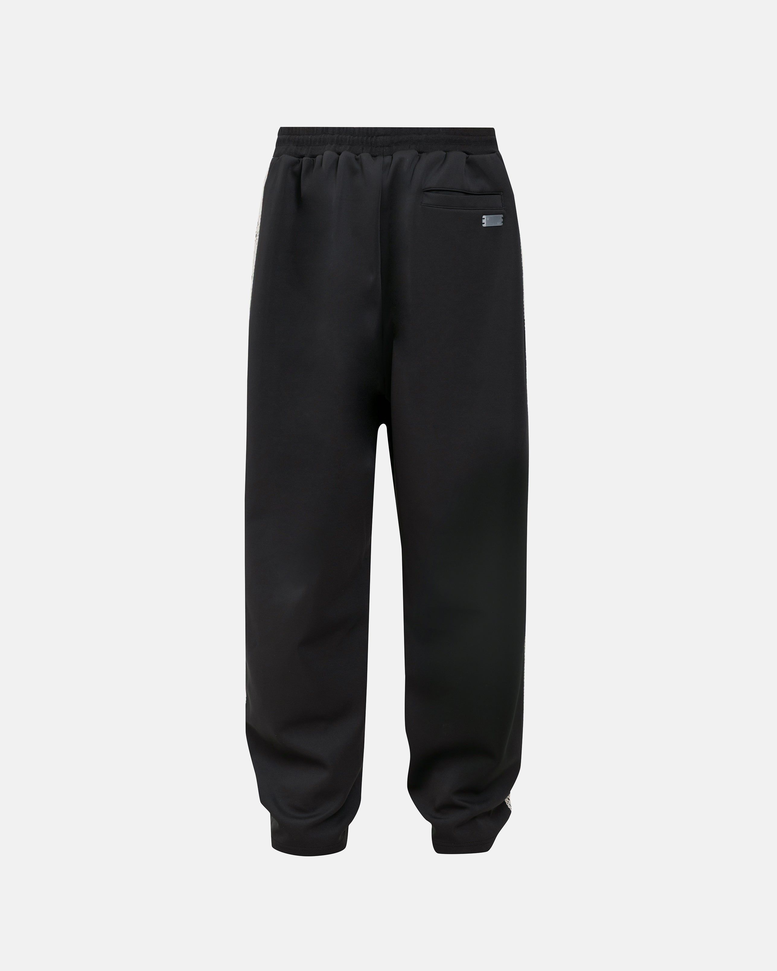 Basics Undgld Lace-panel Track Pants Black