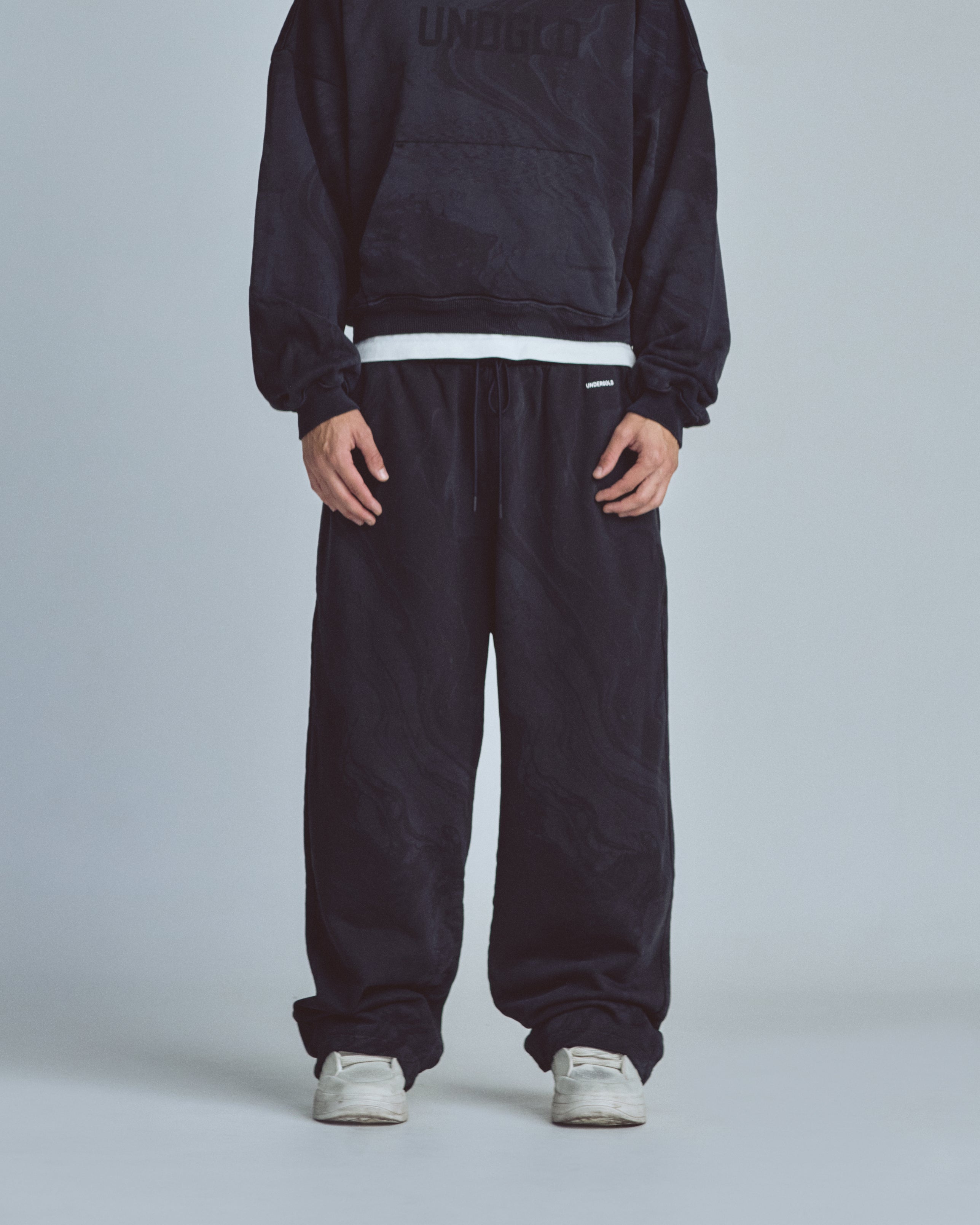 Basics UNDGLD Straight Pants Olied Black