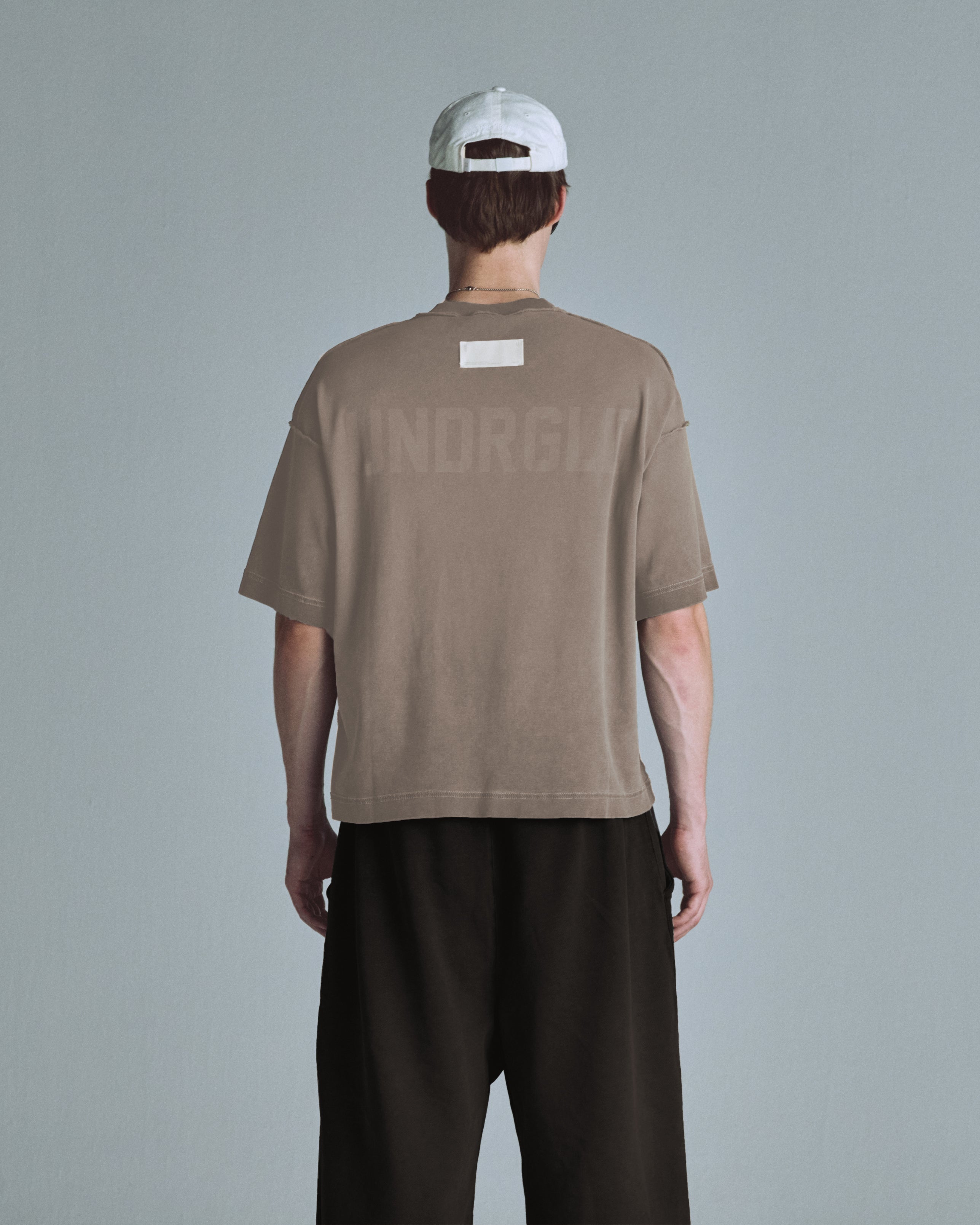 Basics UNDRGLD Boxy Fit Pocket Tshrit Light Brown