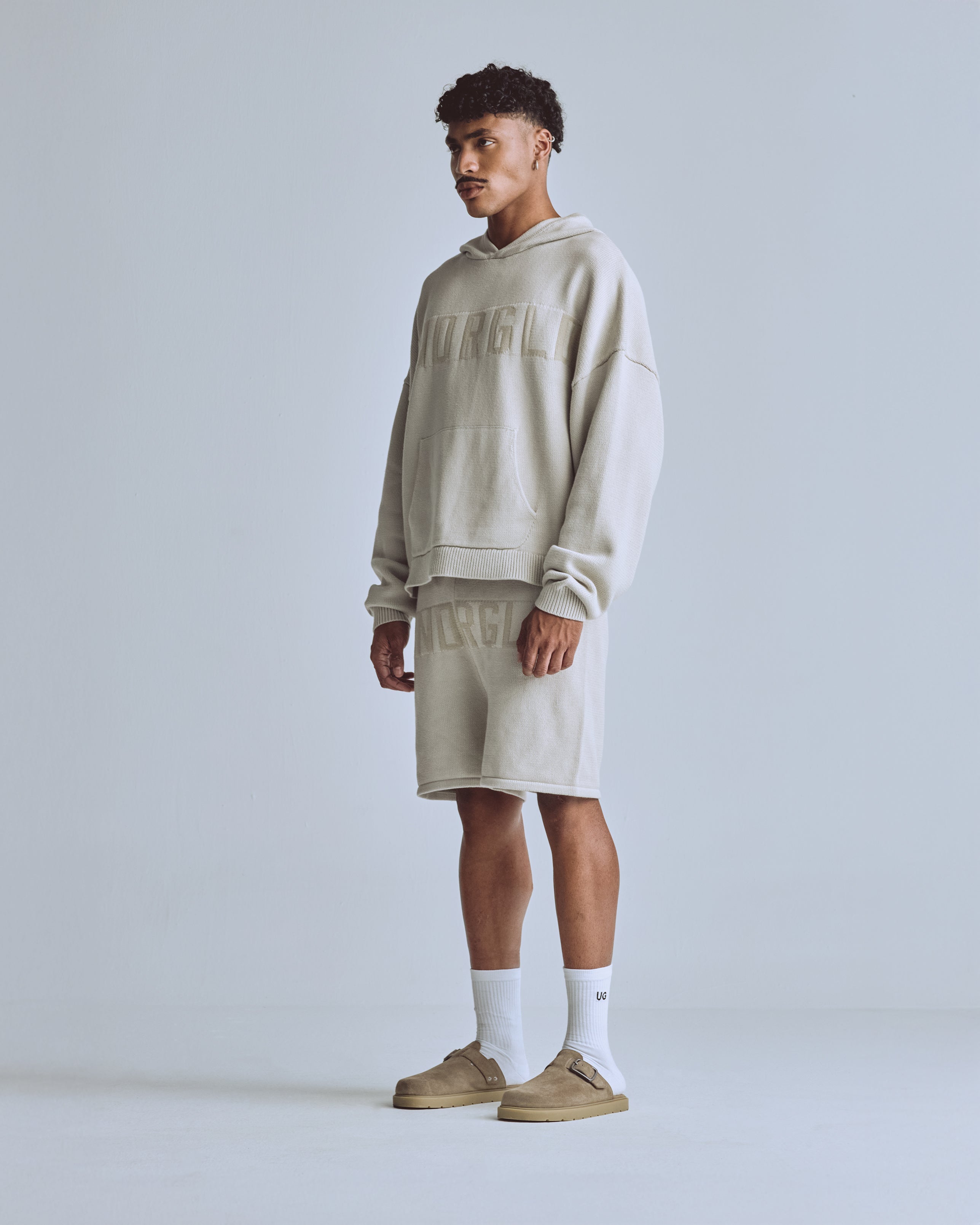 Basics UNDRGLD Knitted Shorts Cream