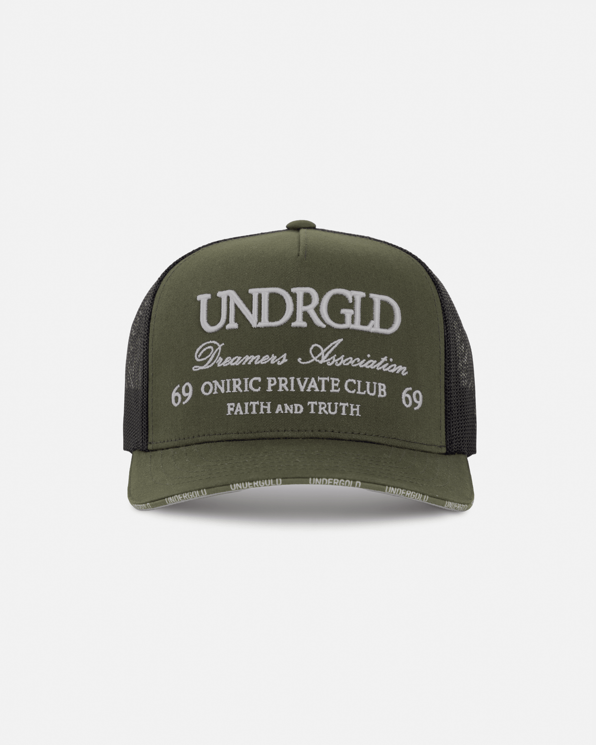 Basics UNDRGLD Trucker Cap Khaki Green