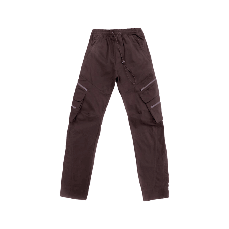 Basics Wide Cargo Pants Brown