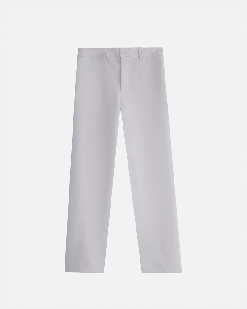 Basics Wide Trousers Silver