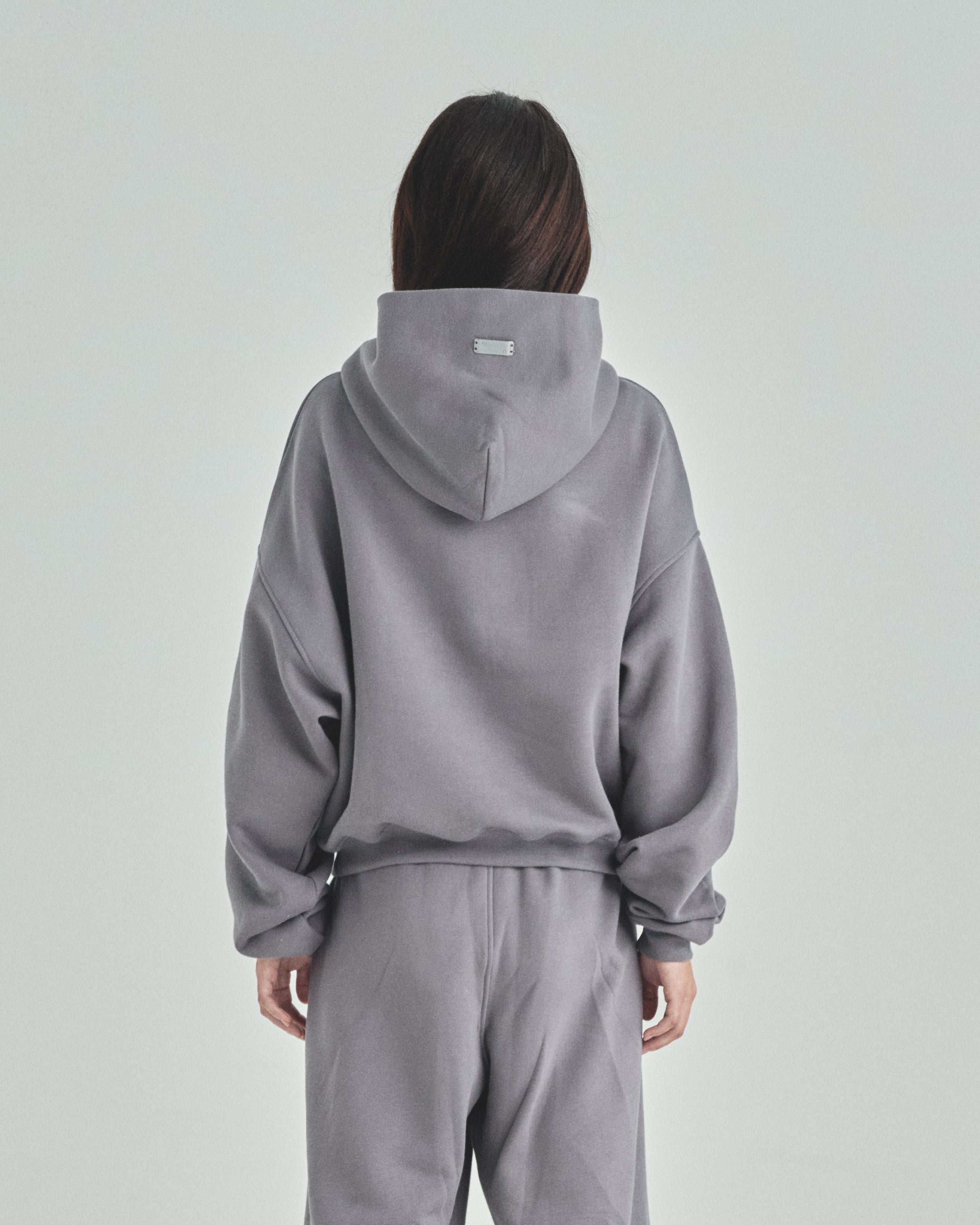 Blanks Boxy Fit Hoodie Gray