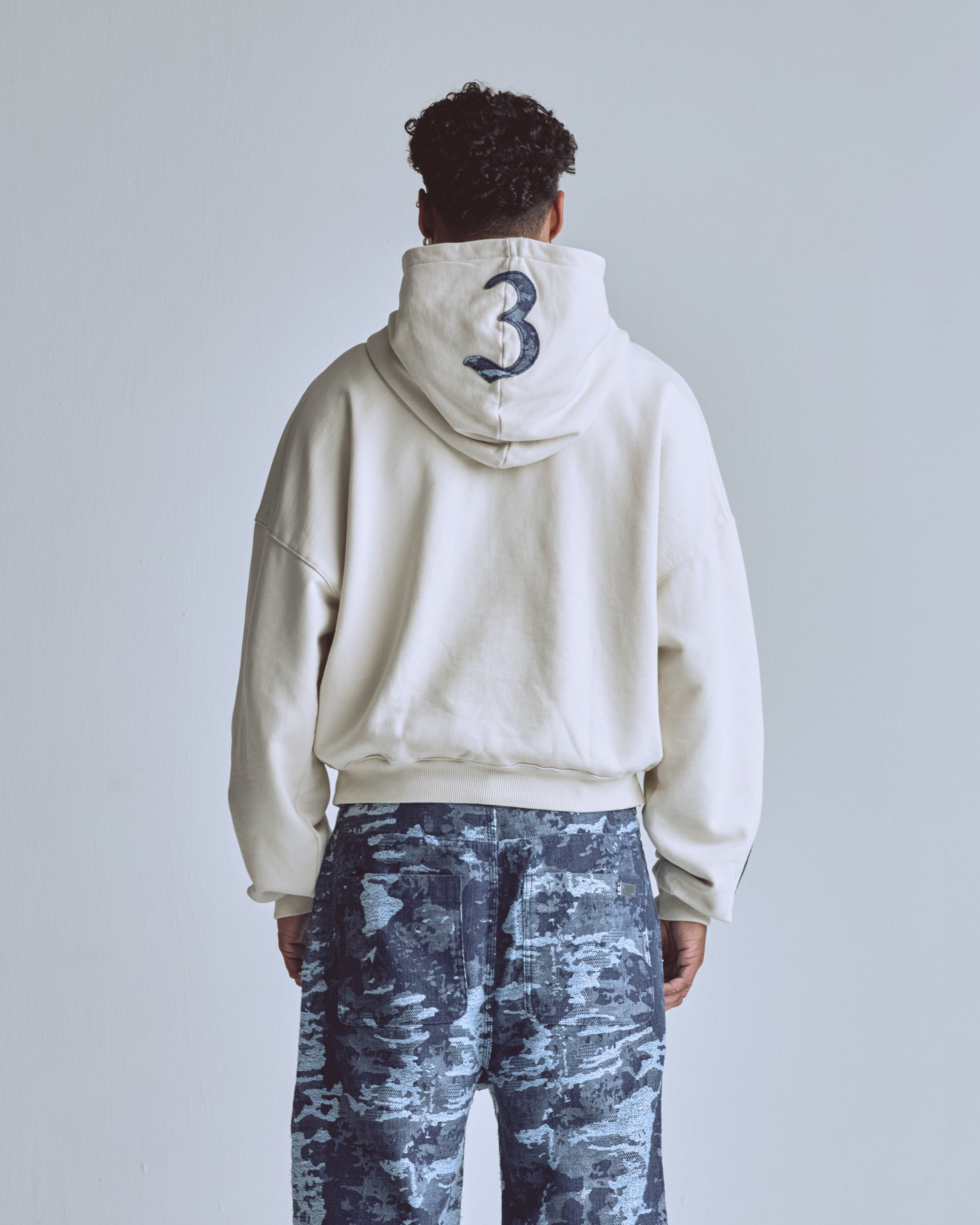 Capsule 369 Boxy Fit Hoodie Cream