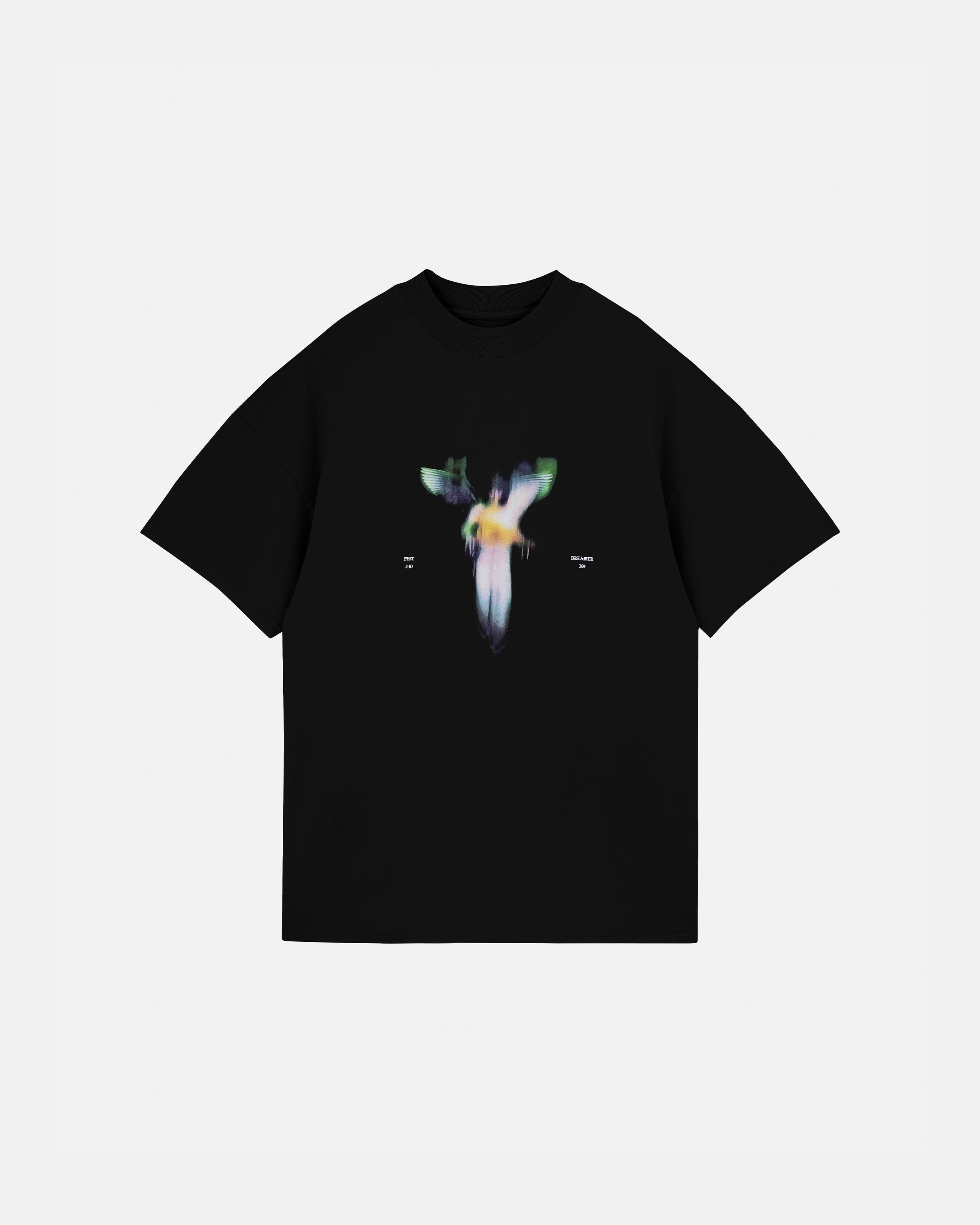 angel bouquet カットソー　アンプリ Capsule Angel Tshirt Black