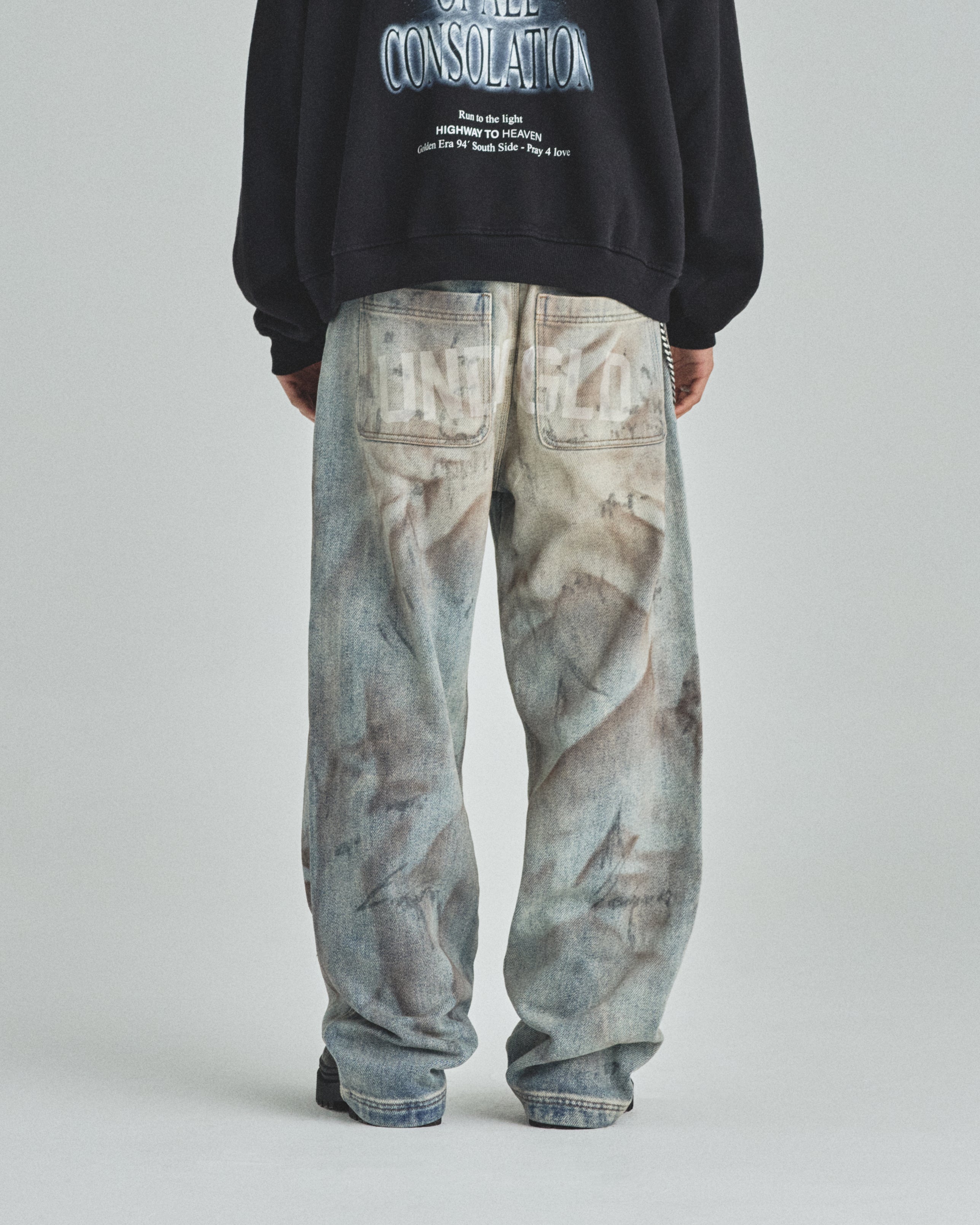 Capsule UNDRGLD Wide Jeans Dirty Blue