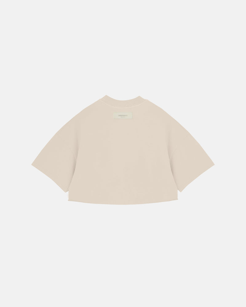 Dreamers Goldie Crop Top Cream