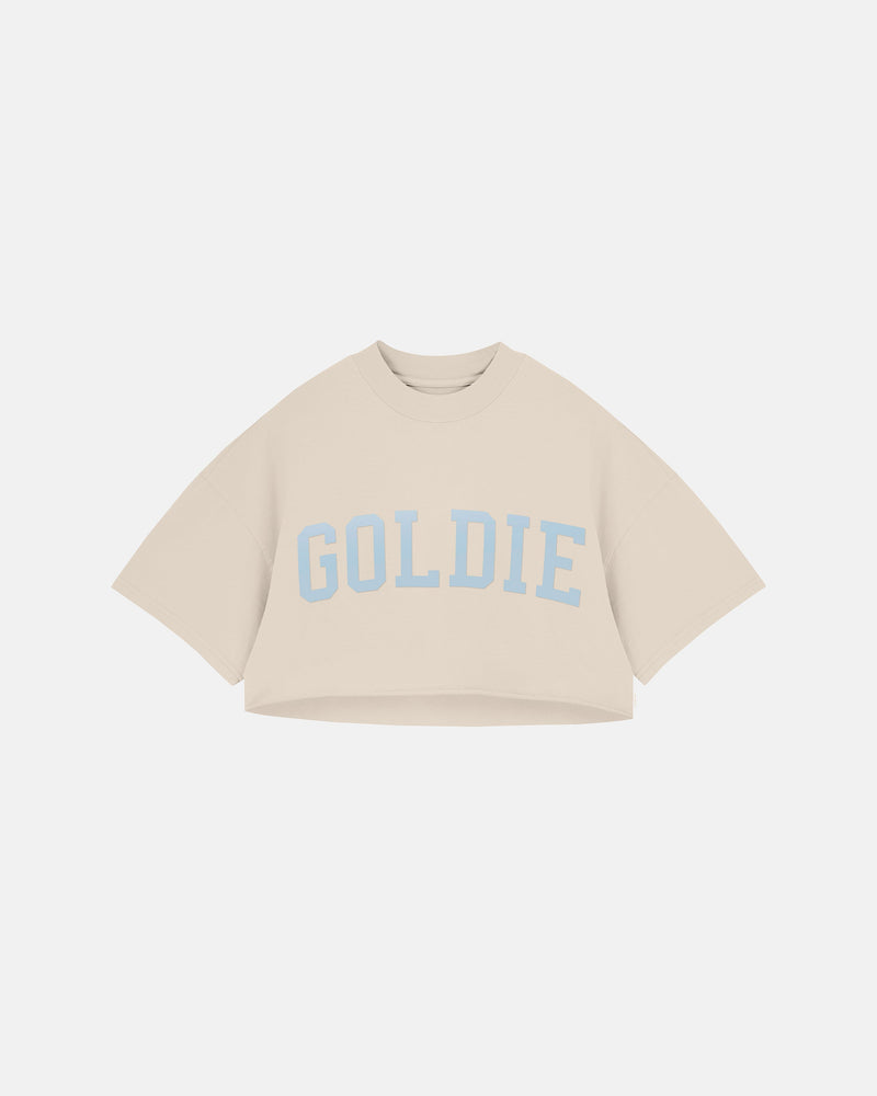 Dreamers Goldie Crop Top Cream