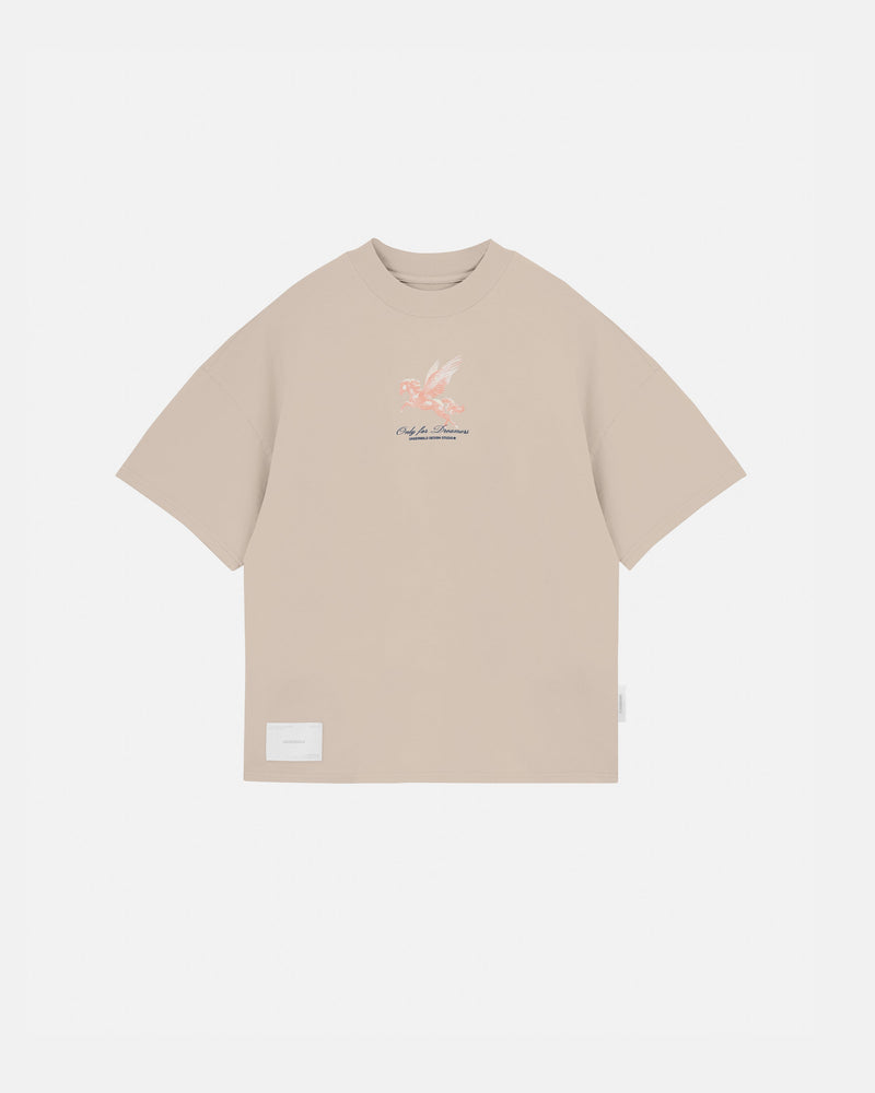 Dreamers Pegasus Boxy Fit T-shirt Cream