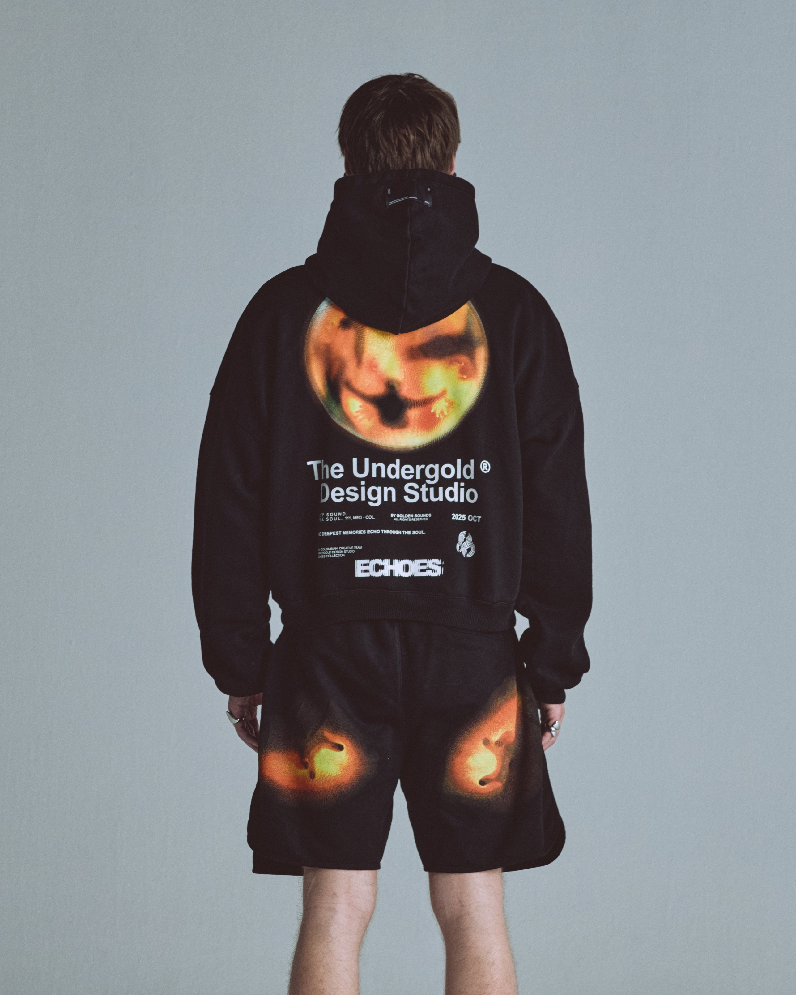 Echoes Amplitude Hoodie Black