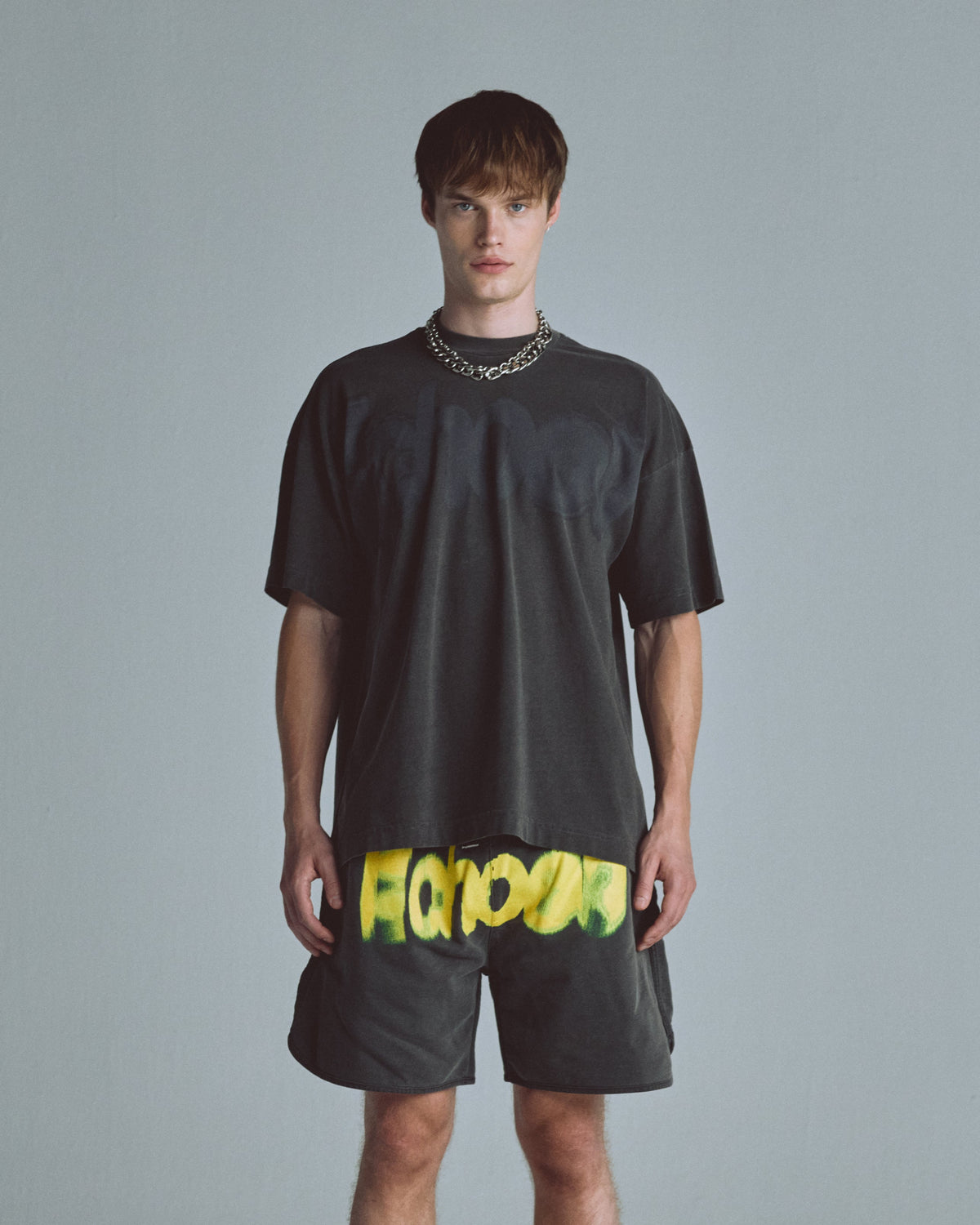 Echoes Echo Tshirt Old Washed Gray