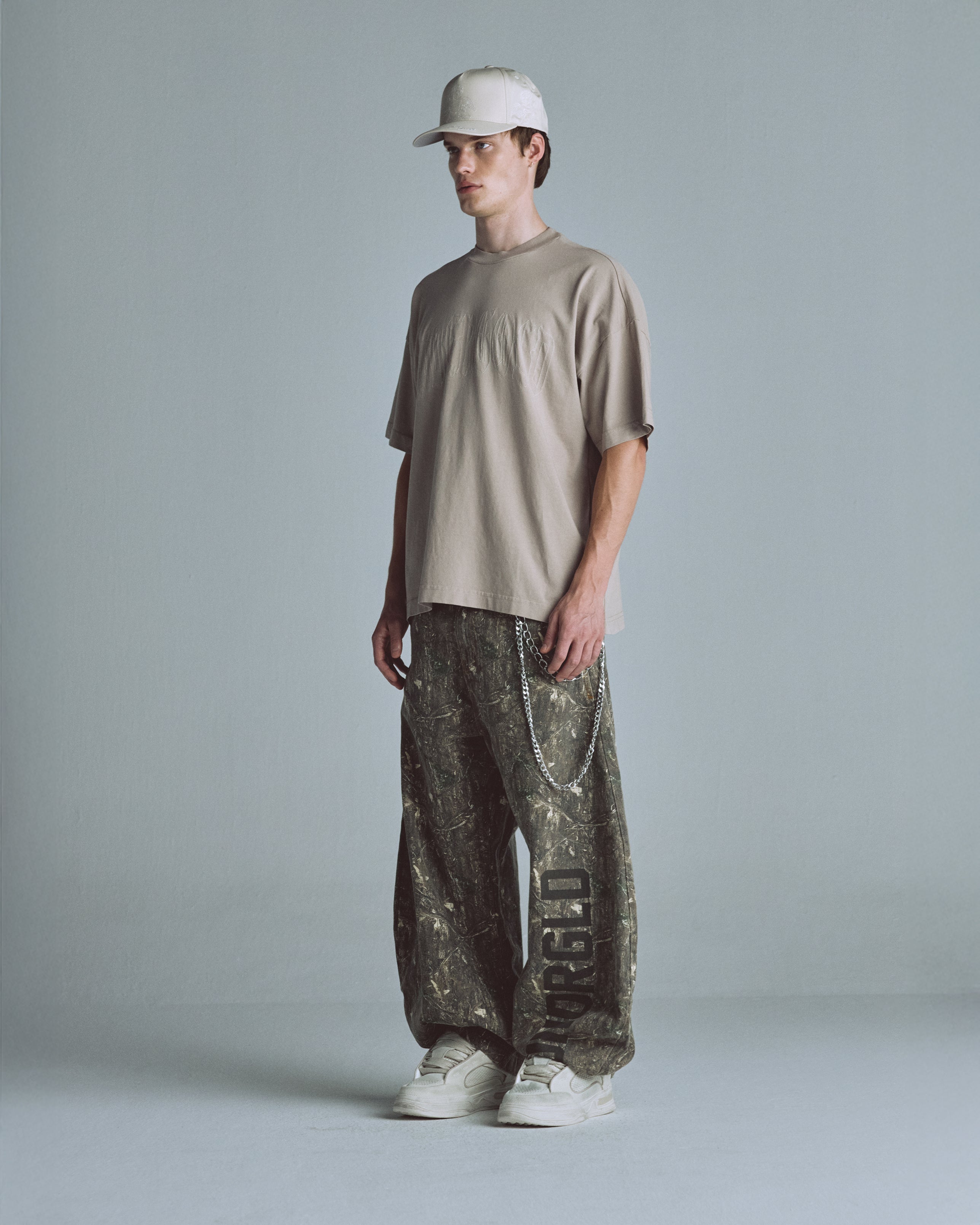 Echoes God's Plan Tshirt Light Brown