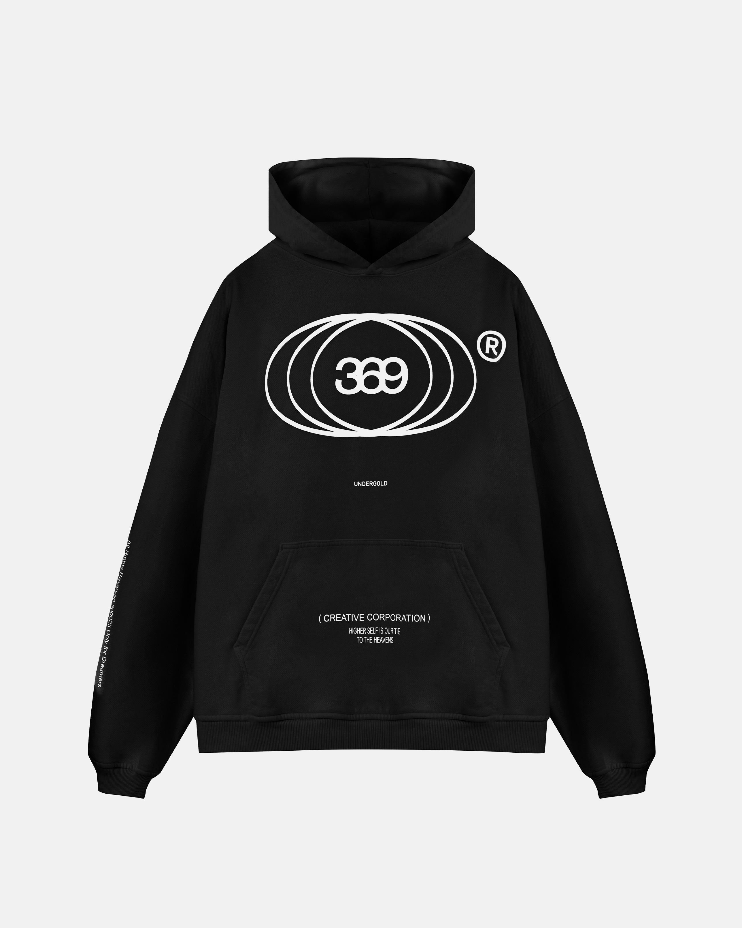 Golden Heritage Basic Hoodie Black