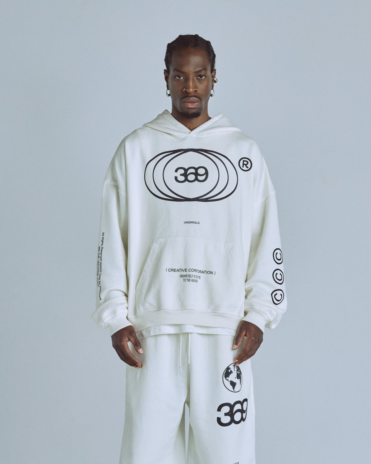 Golden Heritage Basic Hoodie White