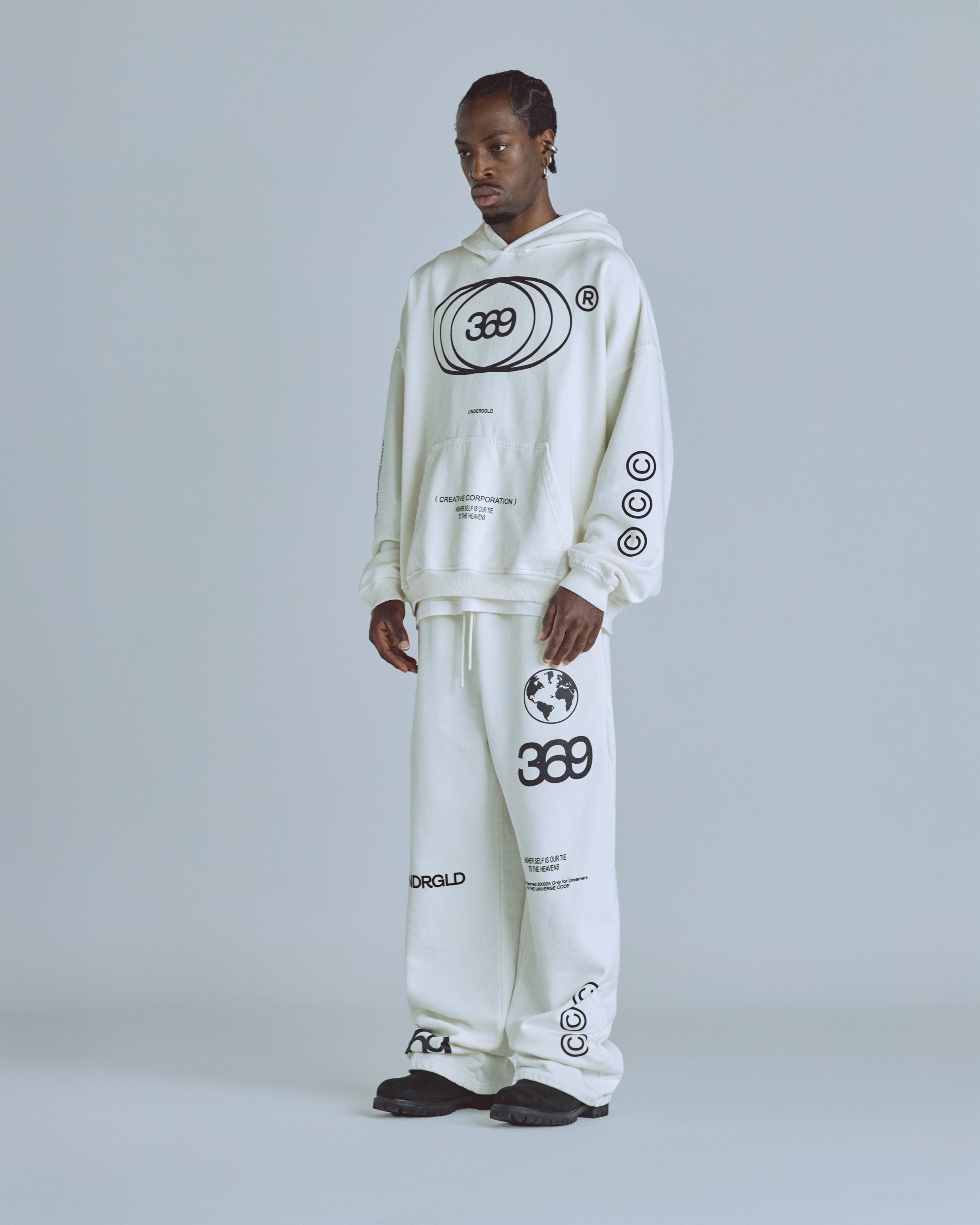 Golden Heritage Basic Straight Pants White