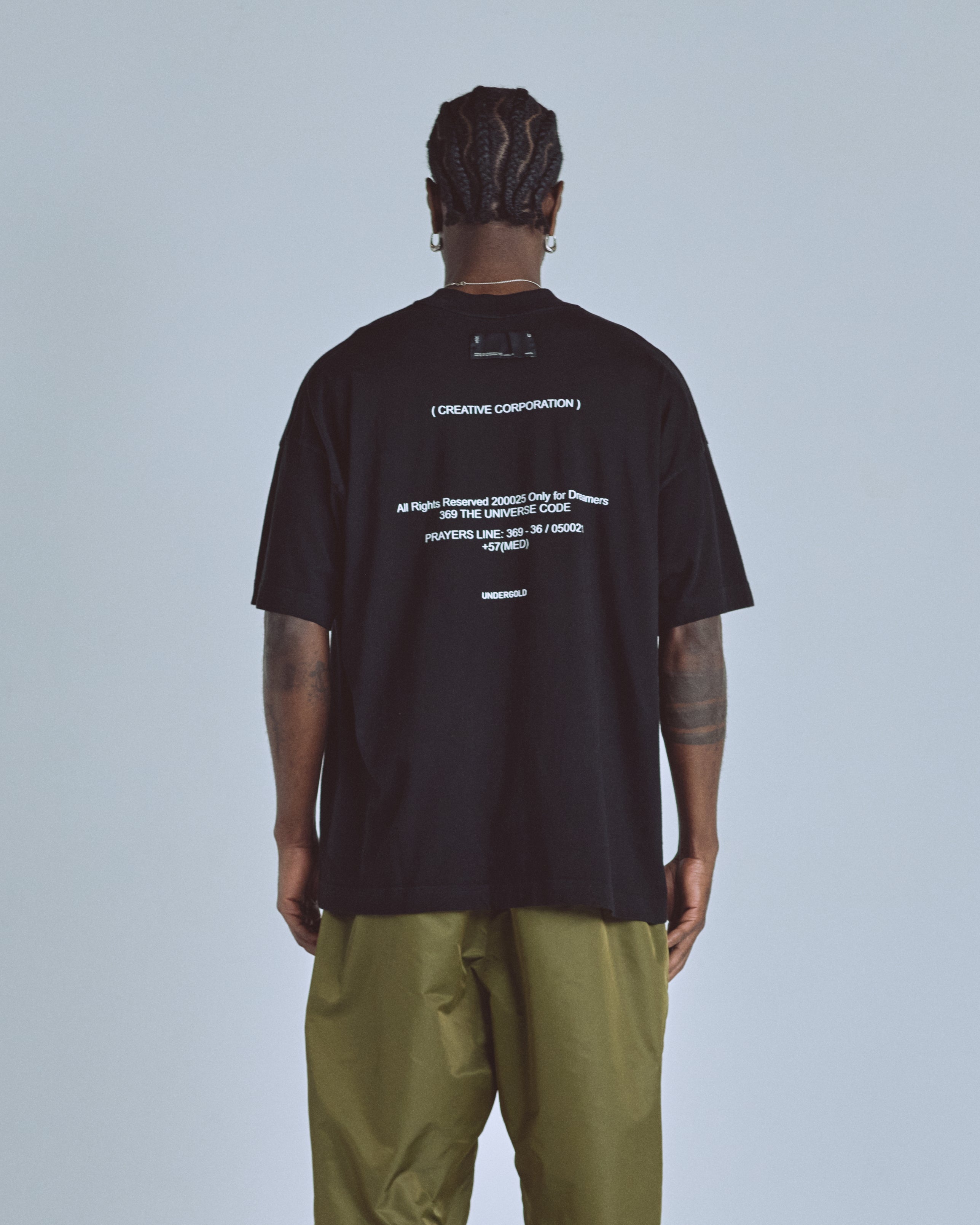 Golden Heritage Drop Tshirt Black