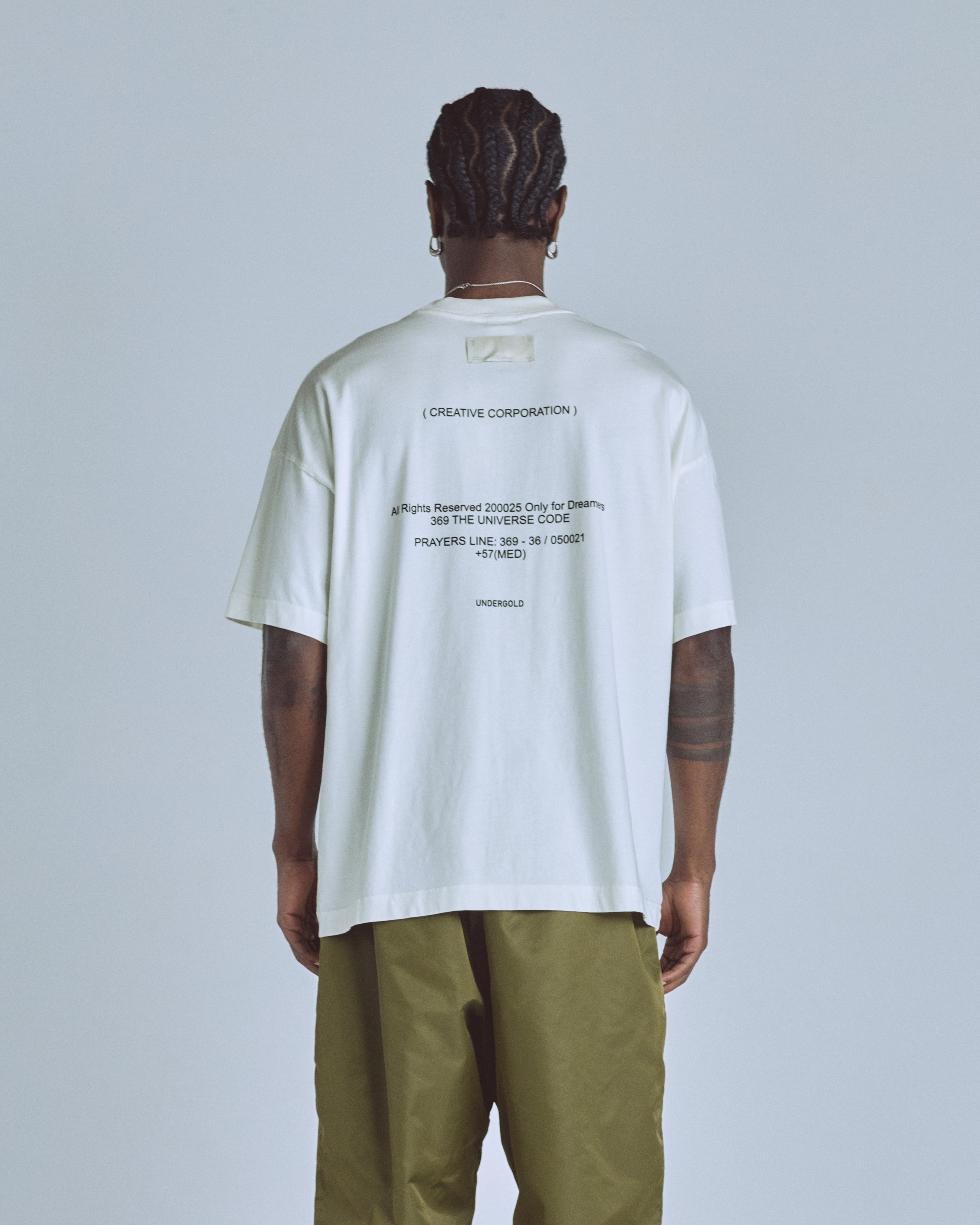 Golden Heritage Drop Tshirt White