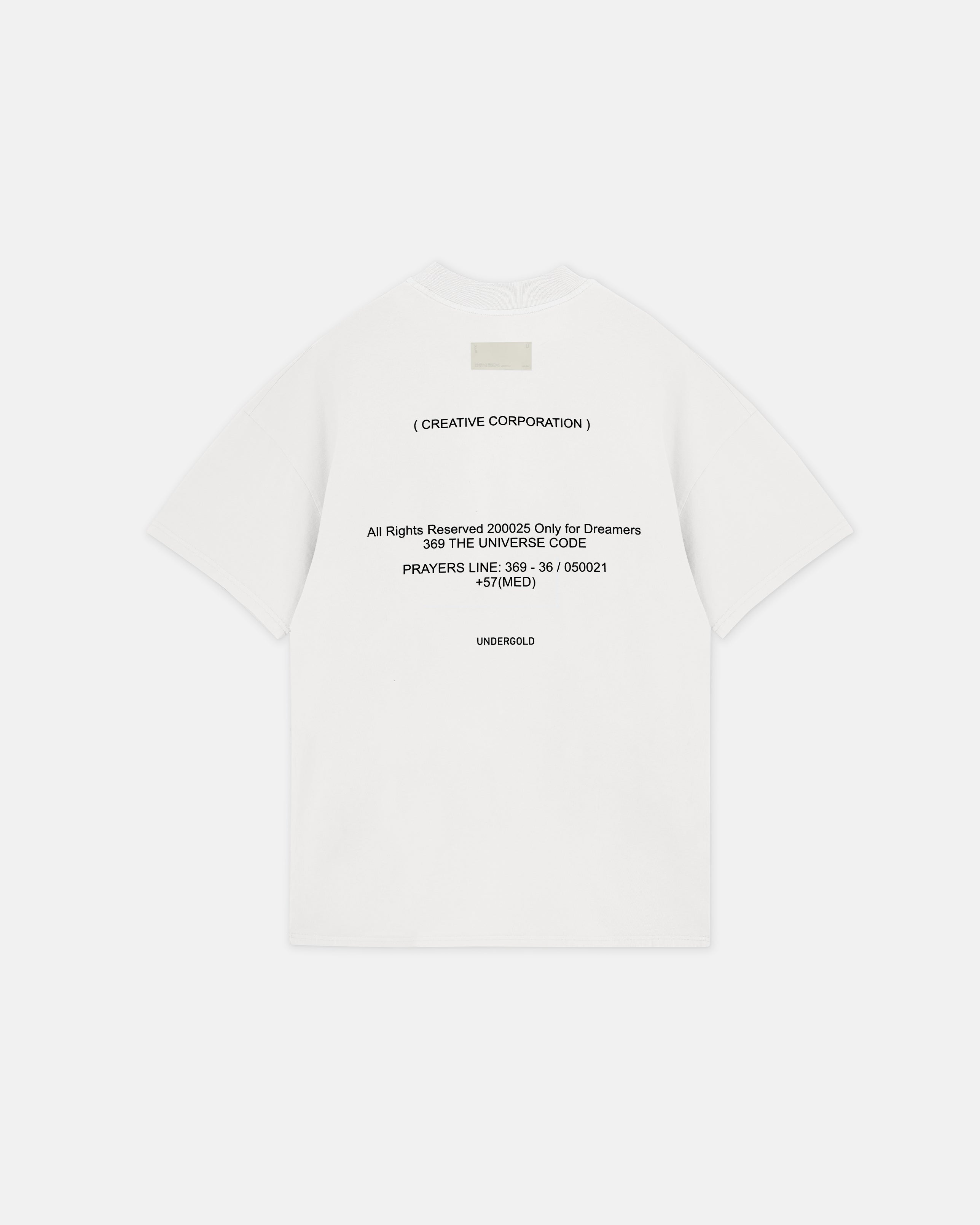 Golden Heritage Drop Tshirt White