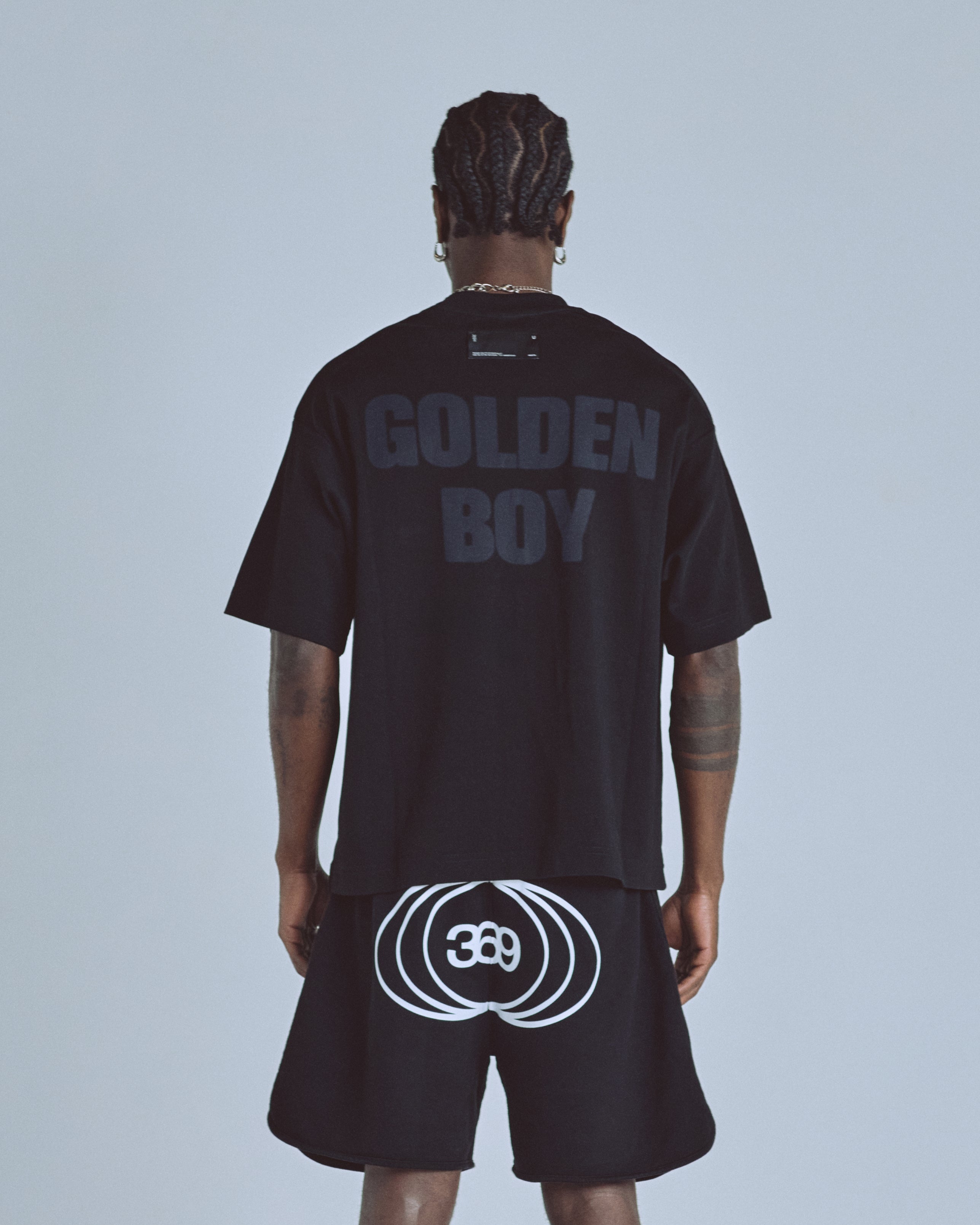 Golden Heritage Golden Boy Boxy Fit Tshirt Black