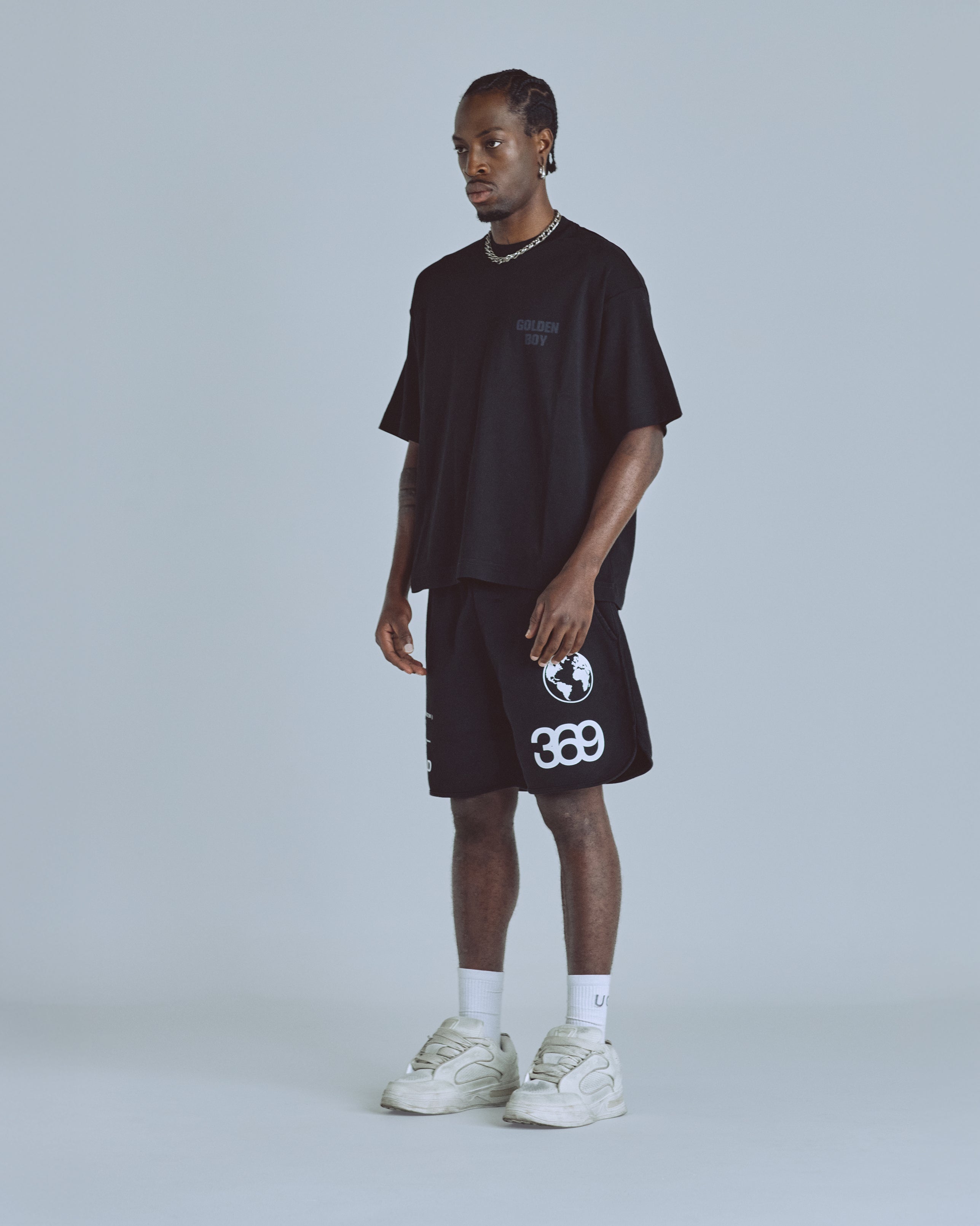Golden Heritage Golden Boy Boxy Fit Tshirt Black