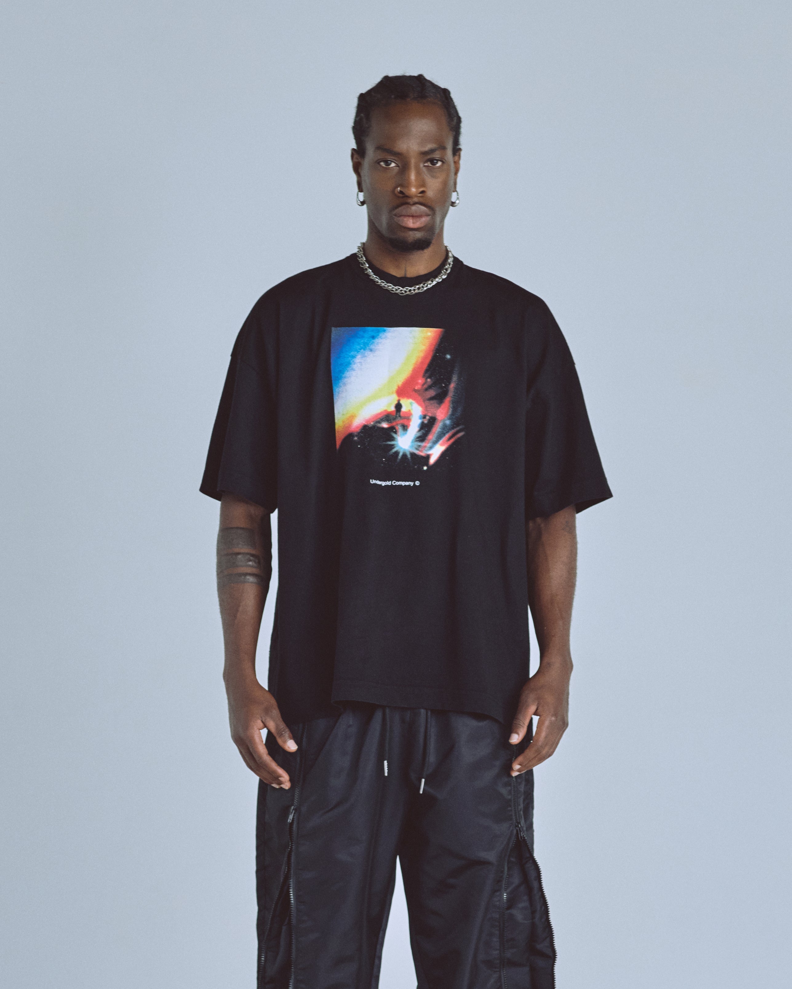 Golden Heritage Nebula Tshirt Black