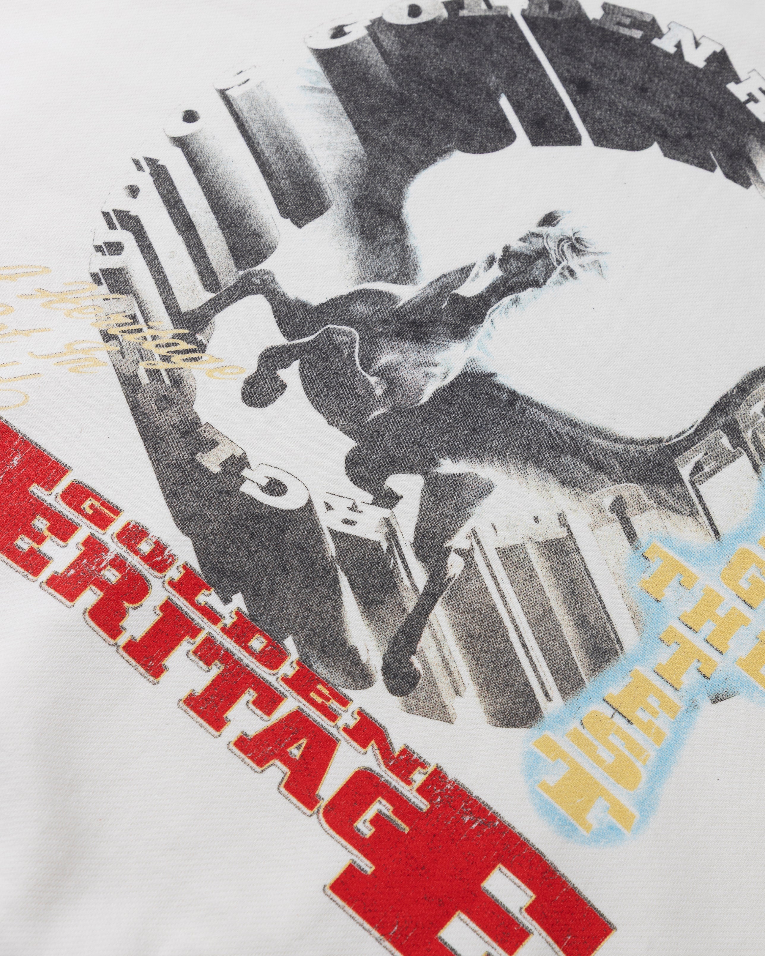 Golden Heritage Pegasus Hoodie White