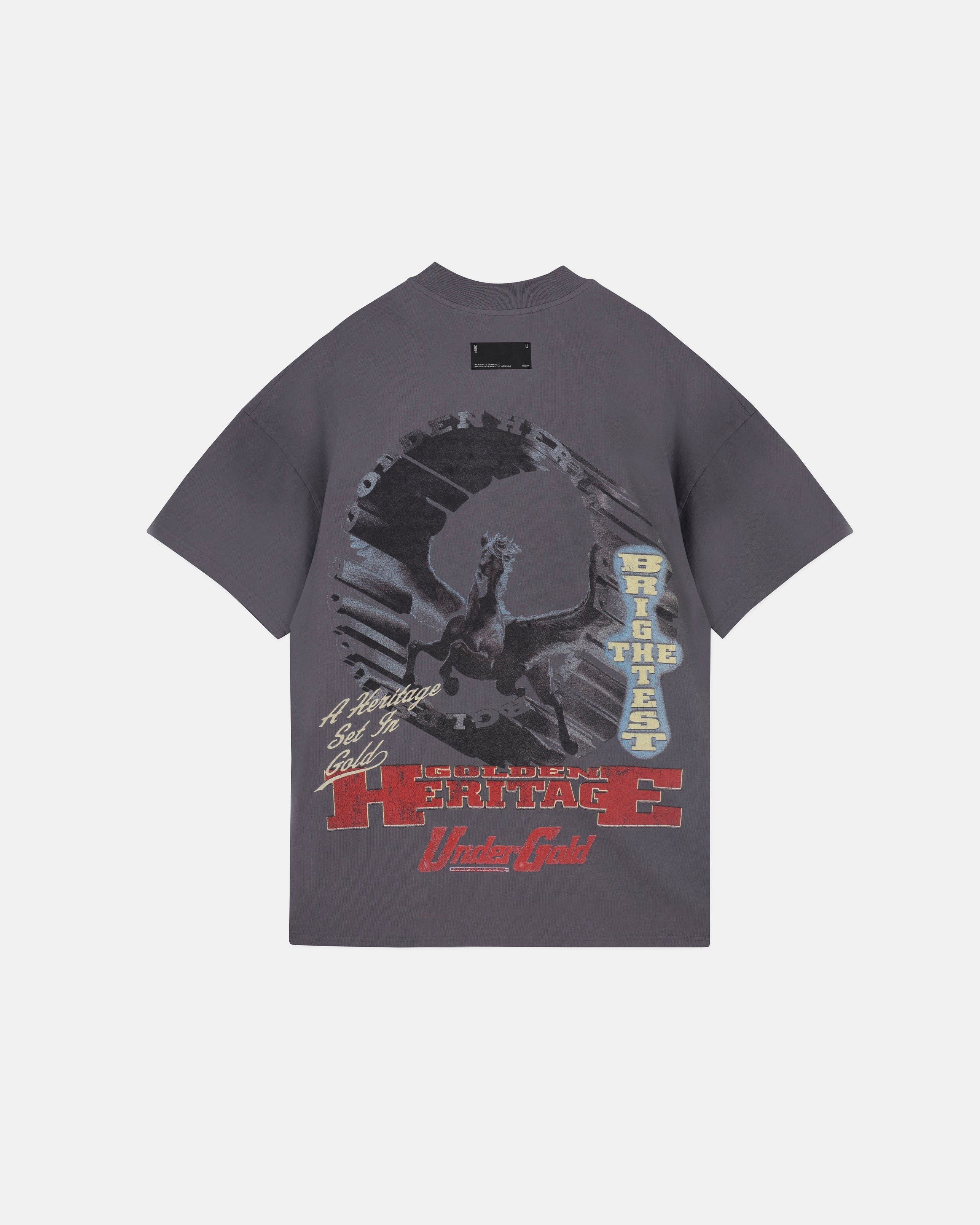 Golden Heritage Pegasus Tshirt Gray