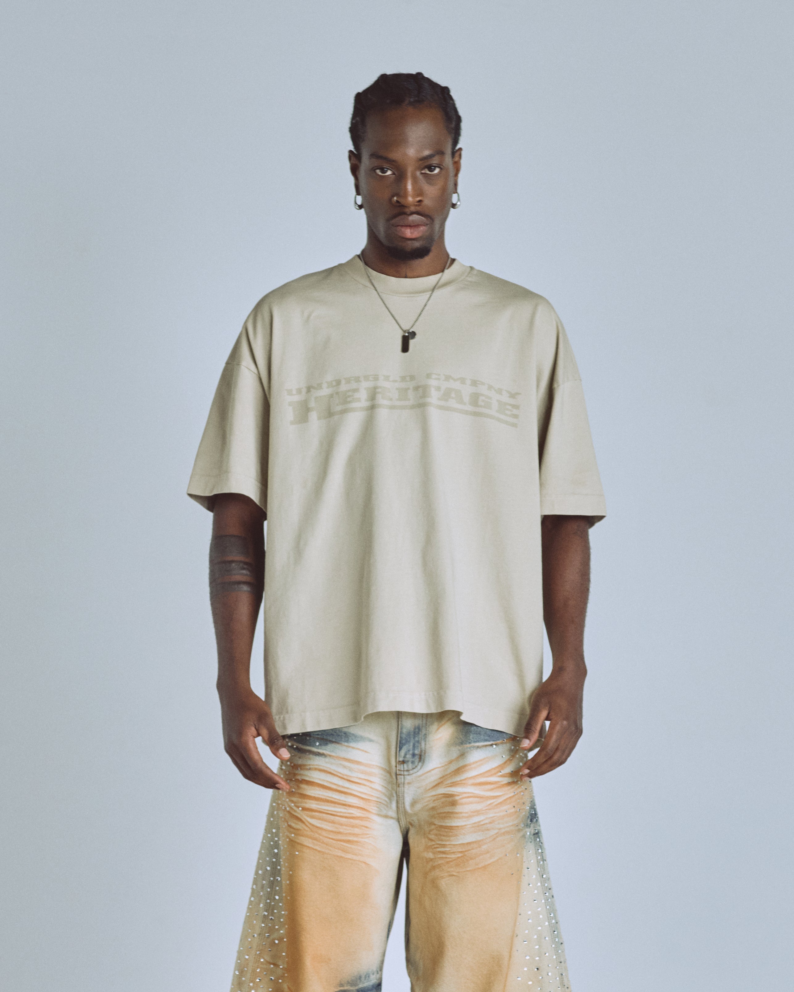 Golden Heritage Raw Tshirt Cream