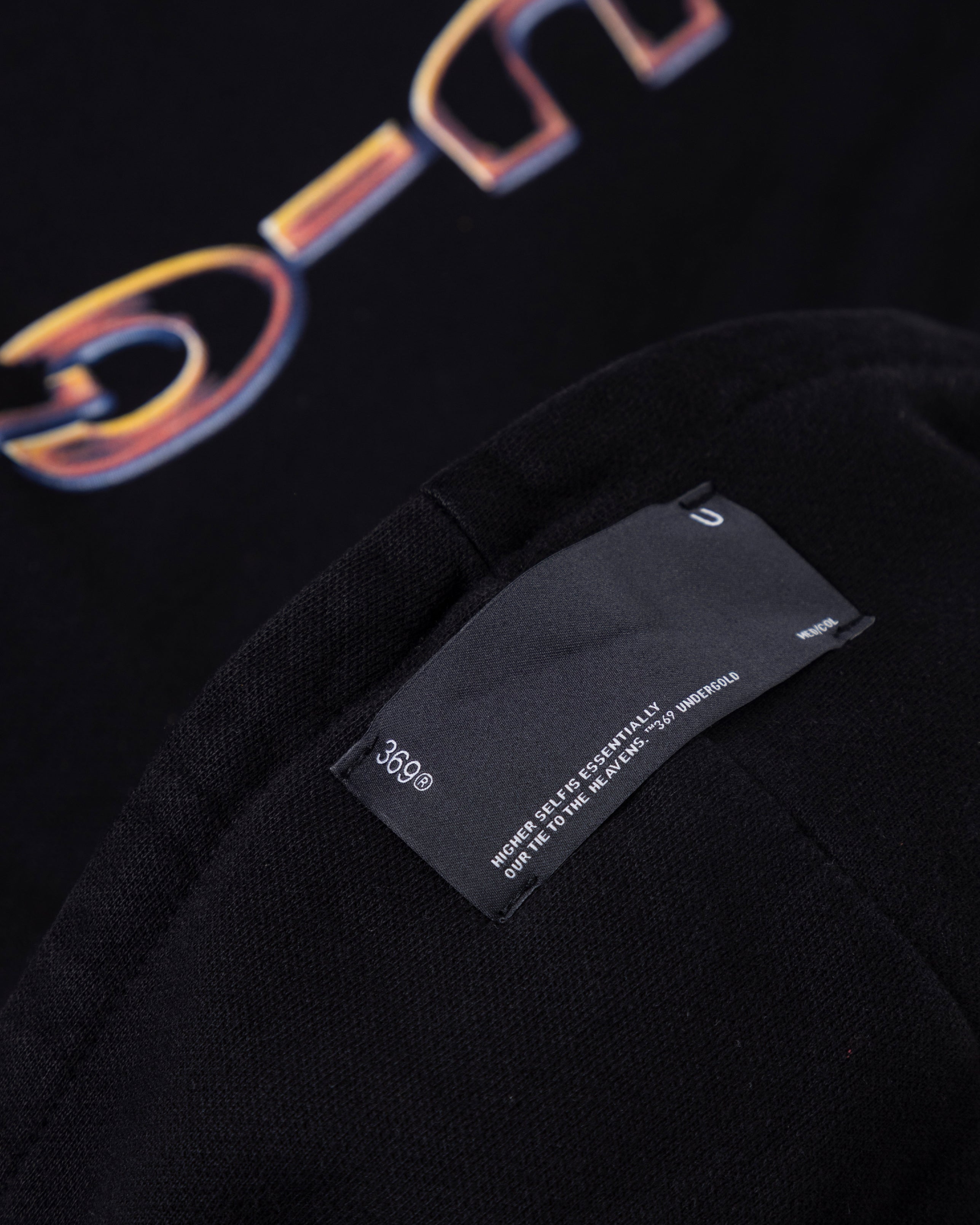 Golden Heritage Starlume Boxy Fit Hoodie Black