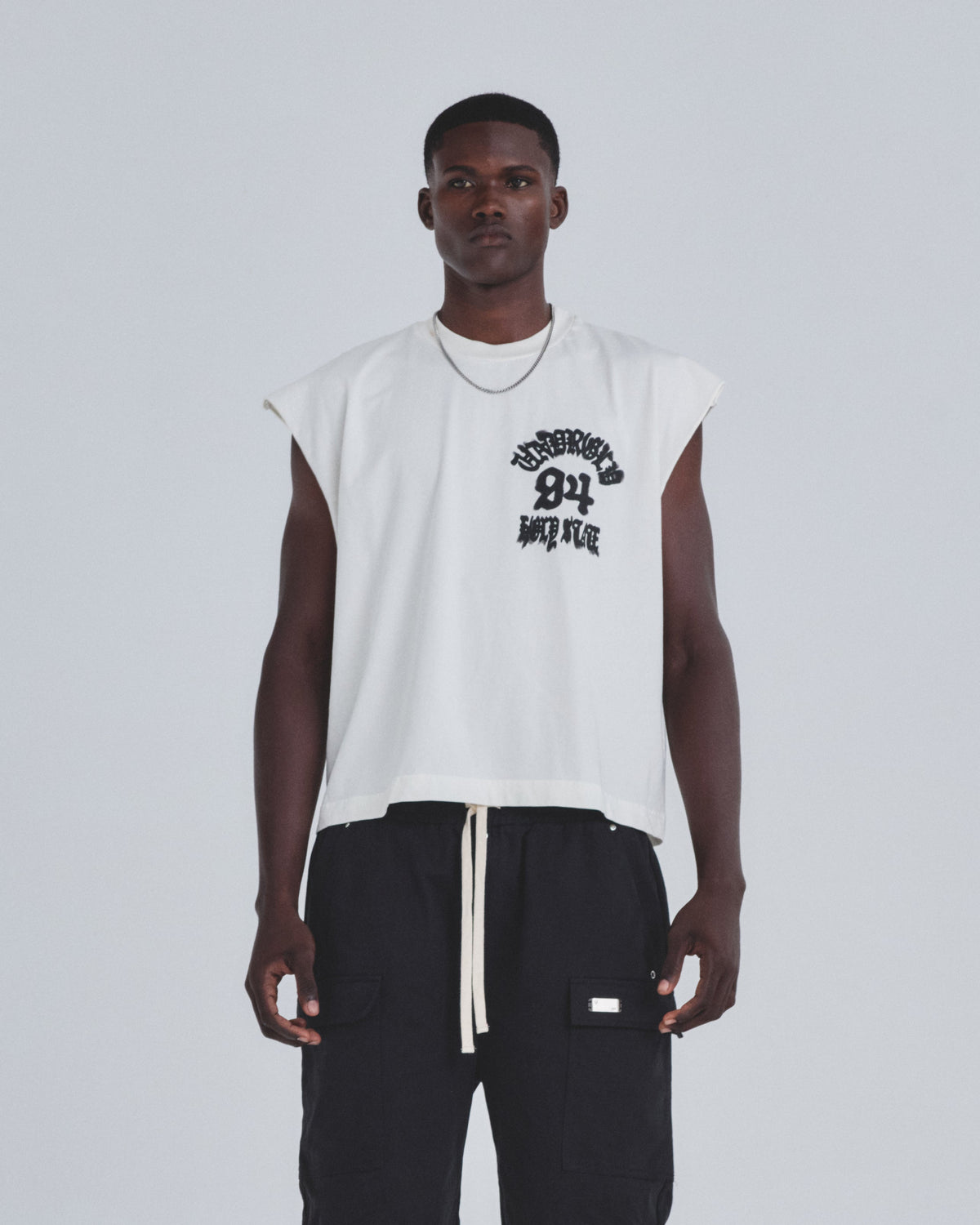 Holy State 94 Sleeveless Tshirt White