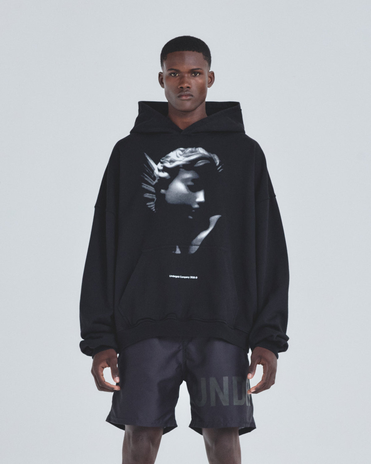 Holy State Angel Hoodie Black