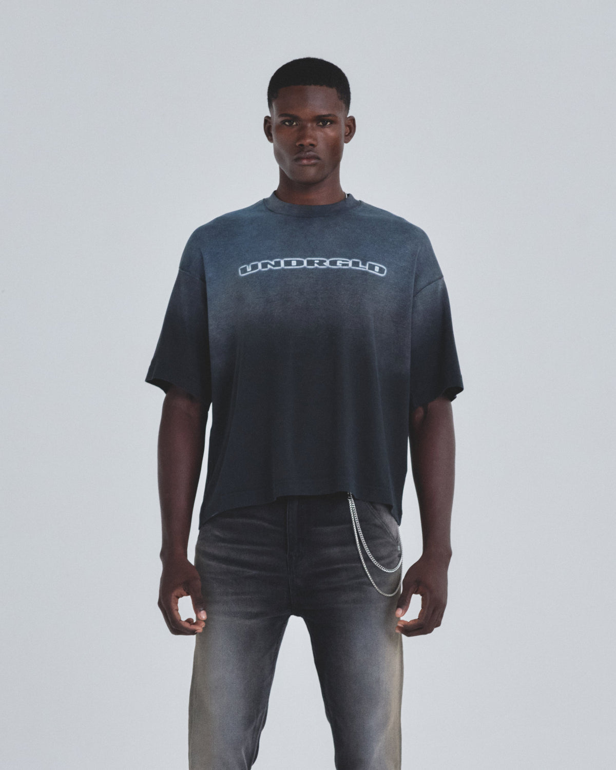 Holy State Beautiful Soul Boxy Fit Tshirt Midnight Black