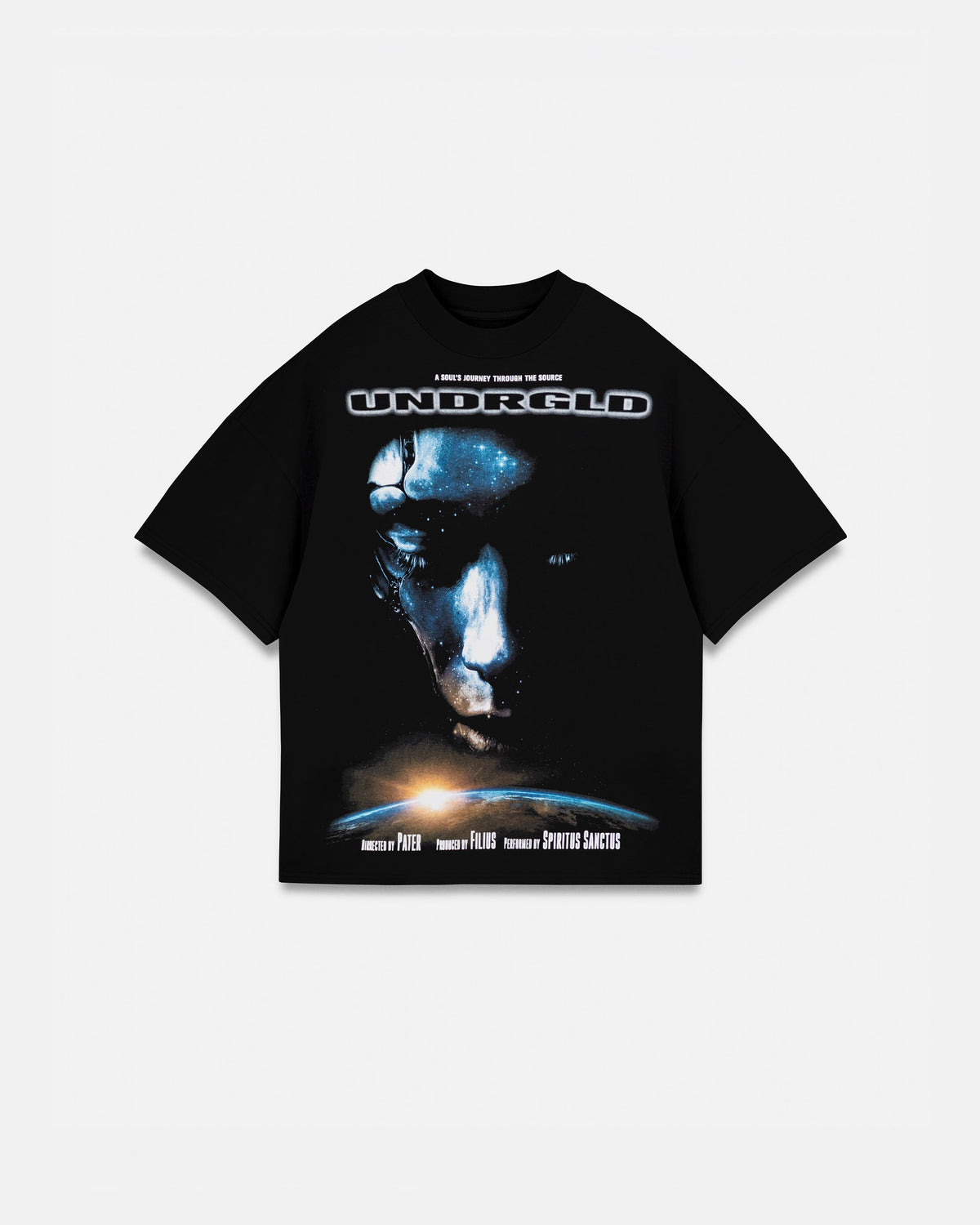 Holy State Journey Boxy Fit Tshirt Black