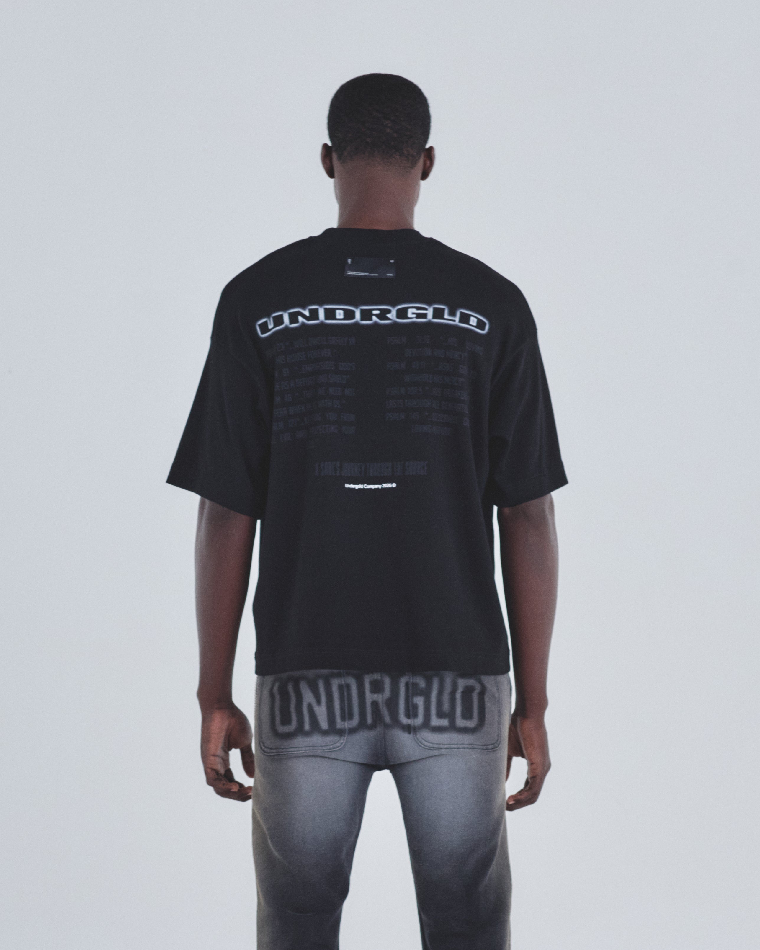 Holy State Journey Boxy Fit Tshirt Black
