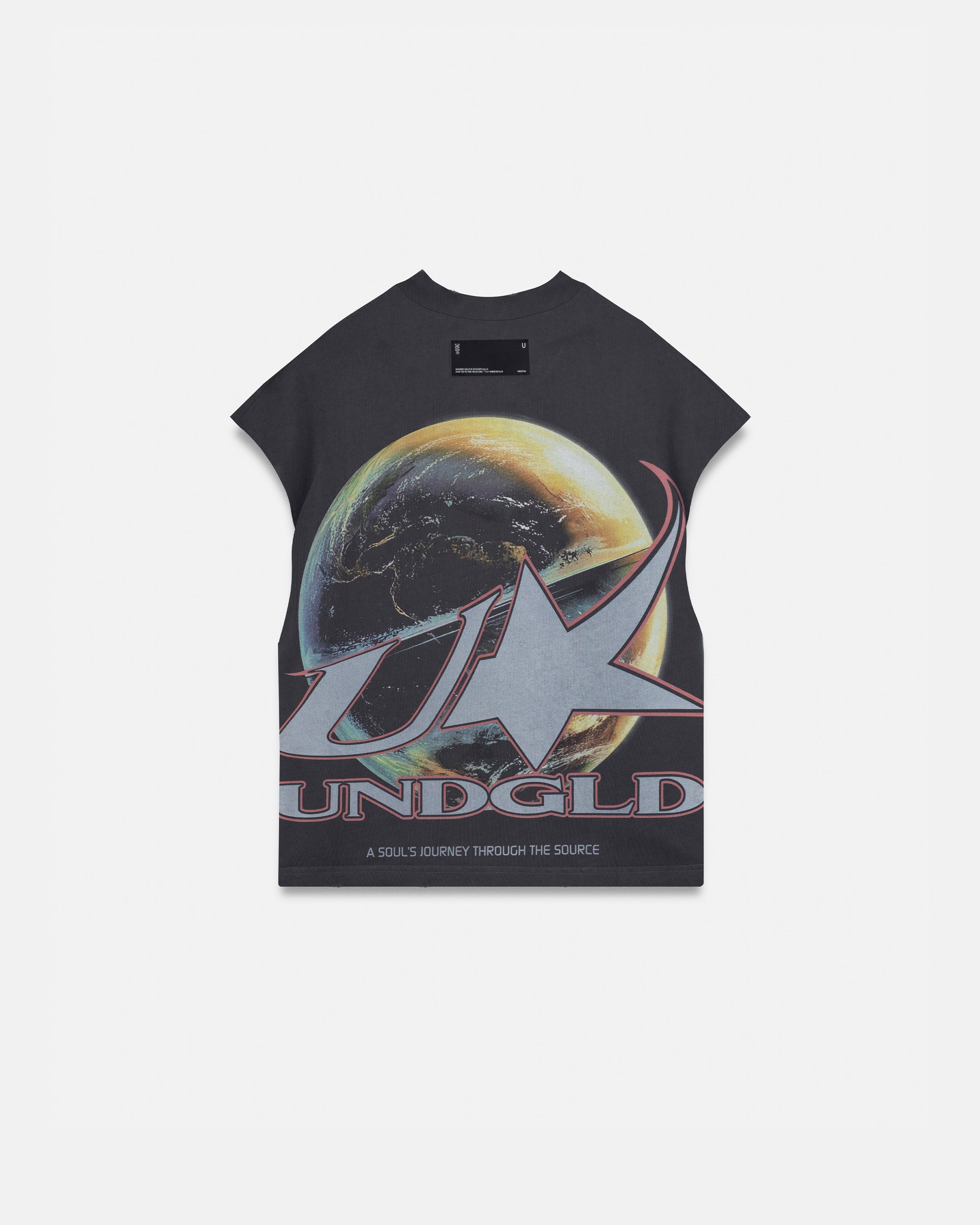 Holy State Neo Terra Sleeveless Tshirt Vintage Gray