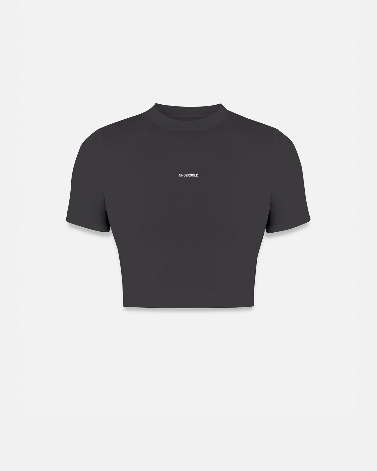 Line Basic Baby Tee Dark Gray